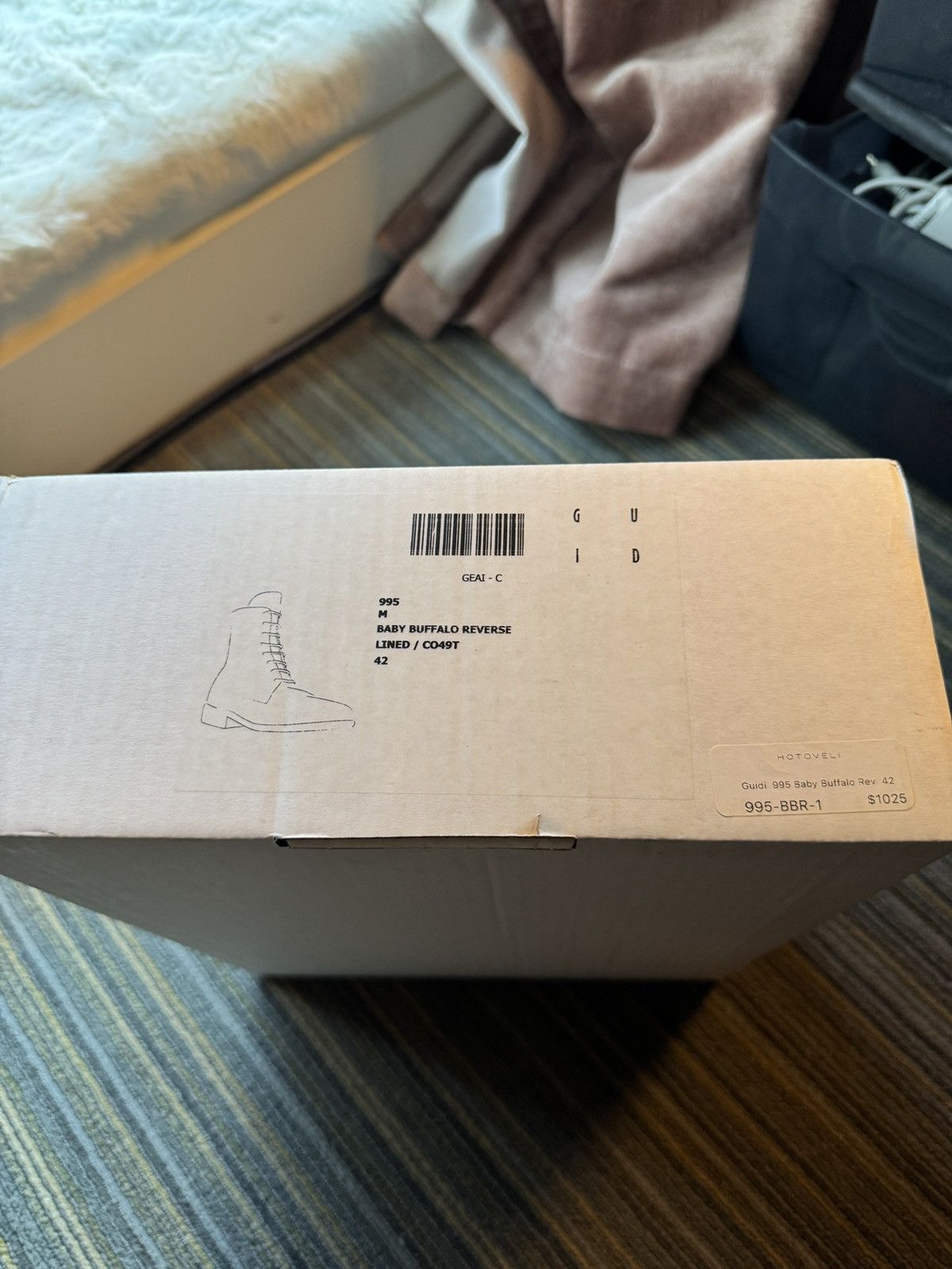 Guidi Guidi 995 Baby Buffalo Reverse Boots Size US 9 / EU 42 - 4 Thumbnail