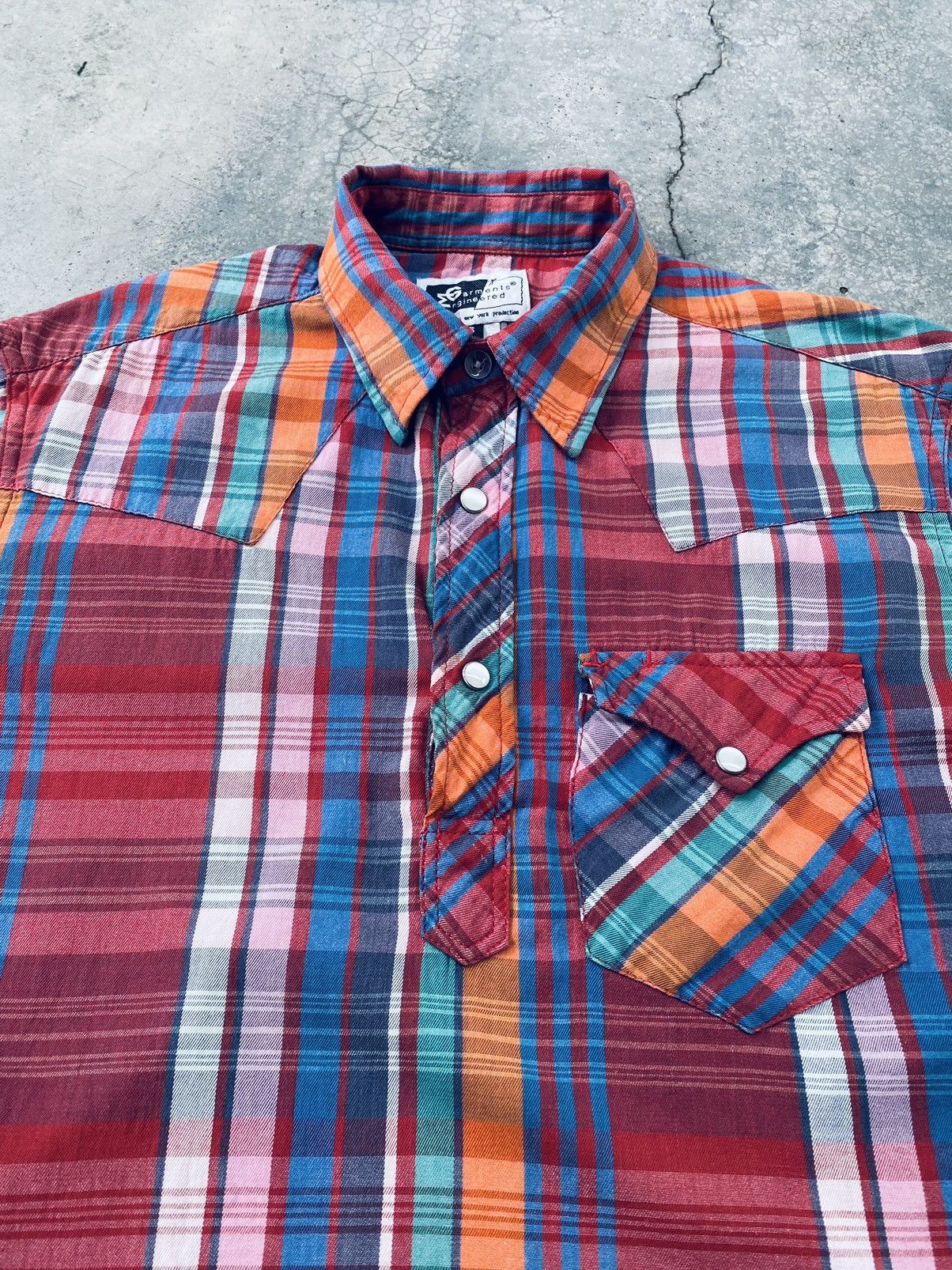 Engineered Garments Vintage Engineered Garments Pullover Button Ups Shirt Size US S / EU 44-46 / 1 - 3 Thumbnail