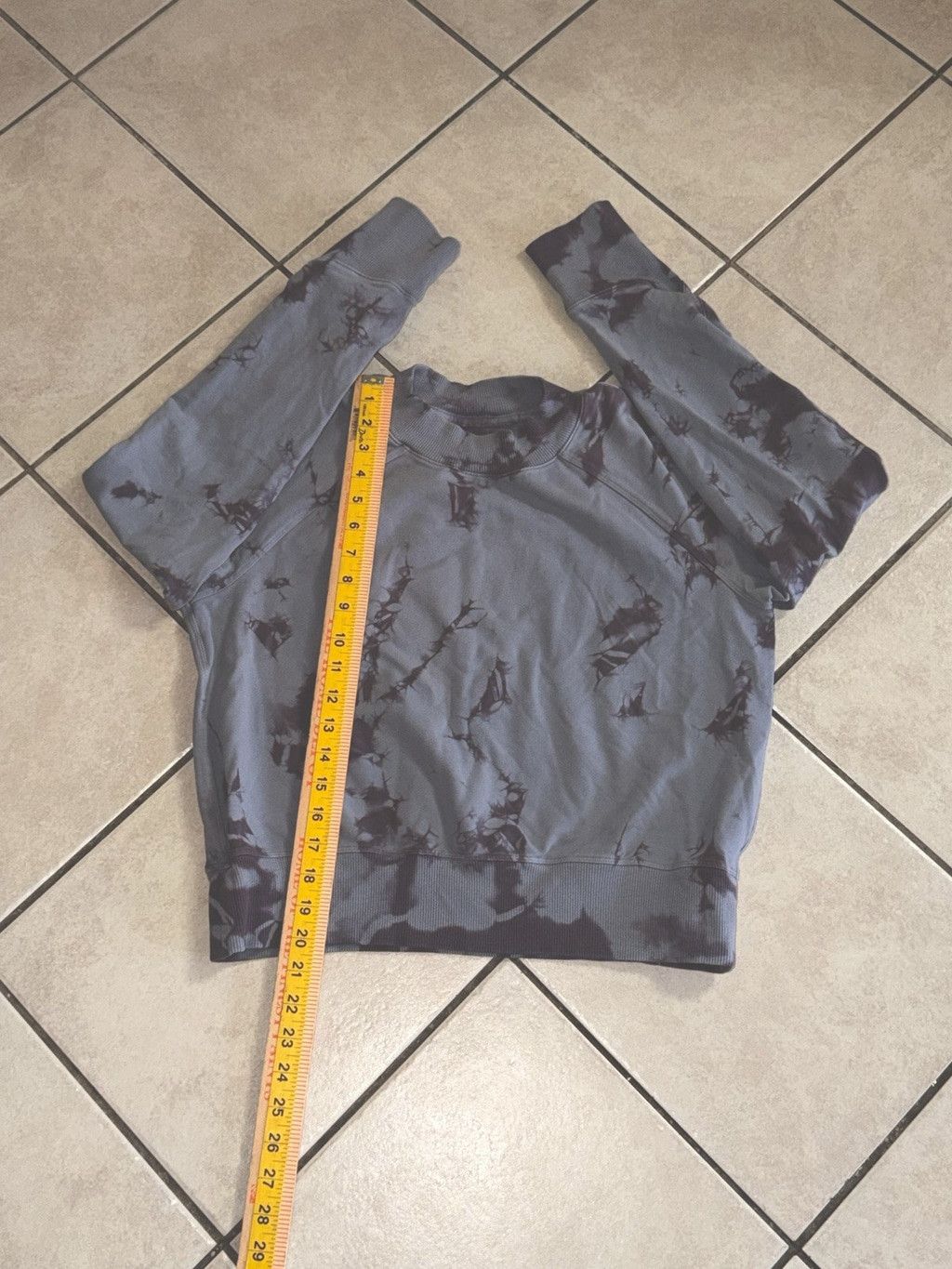Lululemon LULULEMON READY TO ROLL SWEATSHIRT TIE DYE GRAY/PURPLE Sz 6 Size M / US 6-8 / IT 42-44 - 4 Thumbnail
