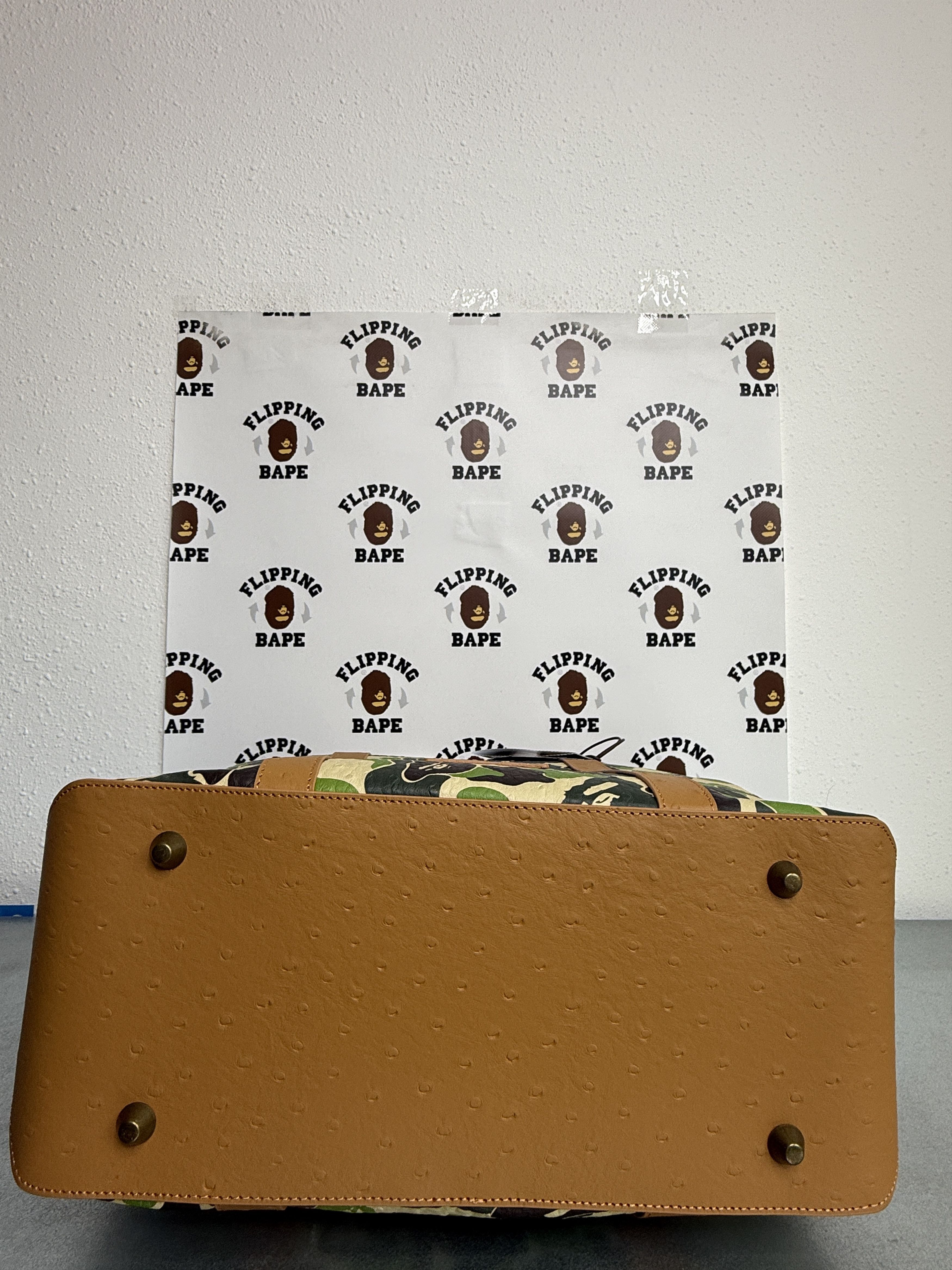 Bape BAPE ABC CAMO PU OSTRICH TOTE BAG Size ONE SIZE - 5 Thumbnail