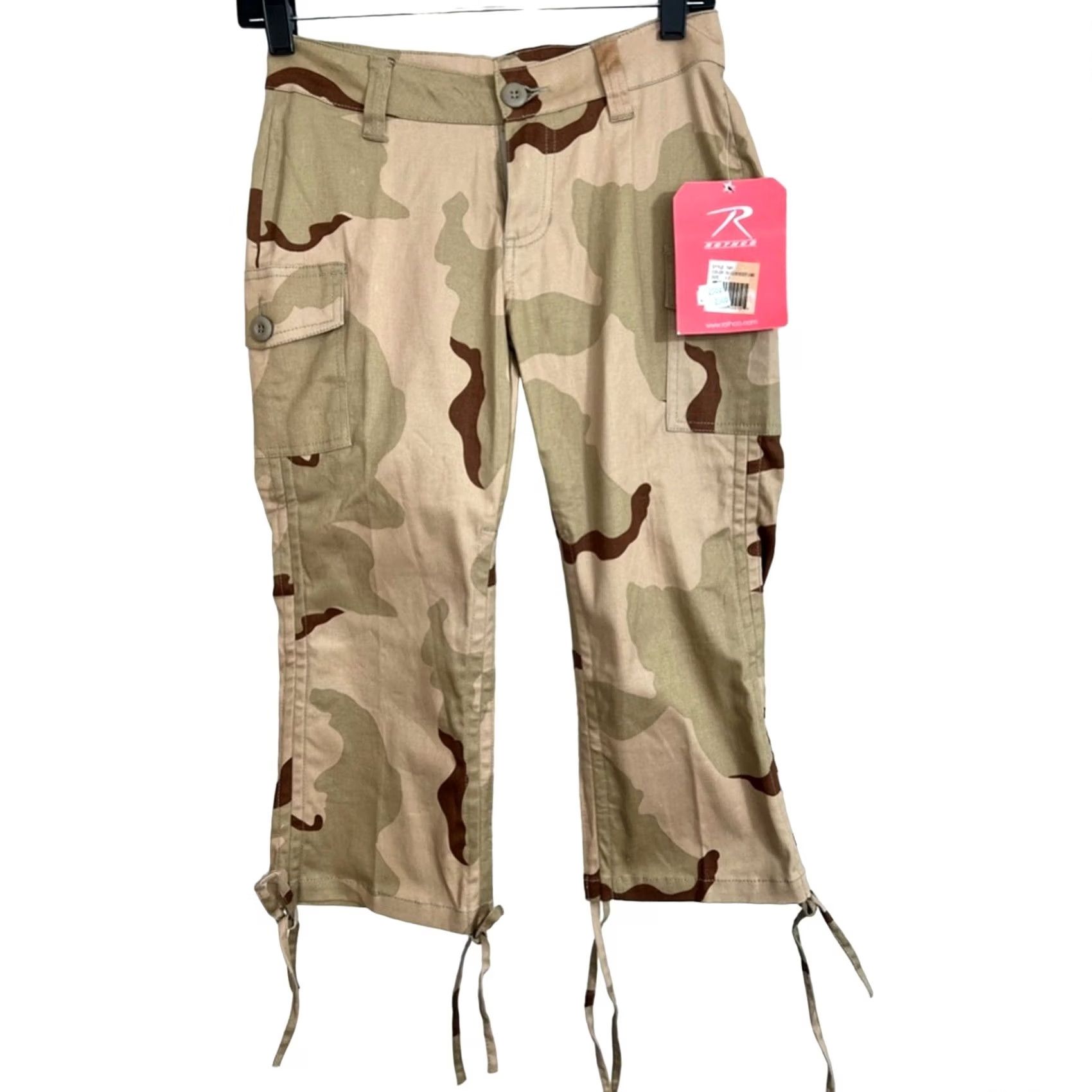 Rothco Rothco Tan Desert Camo Capri Pants Regular 1/2 Nwt Size 26" / US 2 / IT 38 - 2 Thumbnail