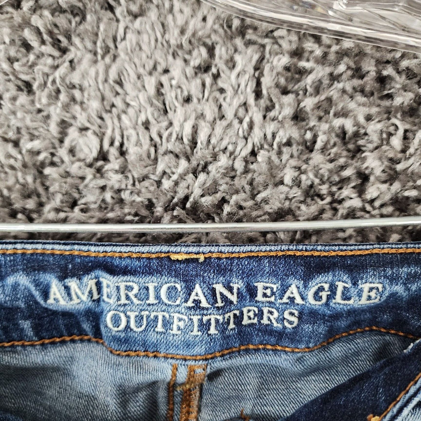 American Eagle Outfitters VINTAGE? No. Actually: AMERICAN EAGLE OUTLET Distressed Jeggings Jeans Women Size 2 28x30 Blue Size 26" / US 2 / IT 38 - 3 Thumbnail