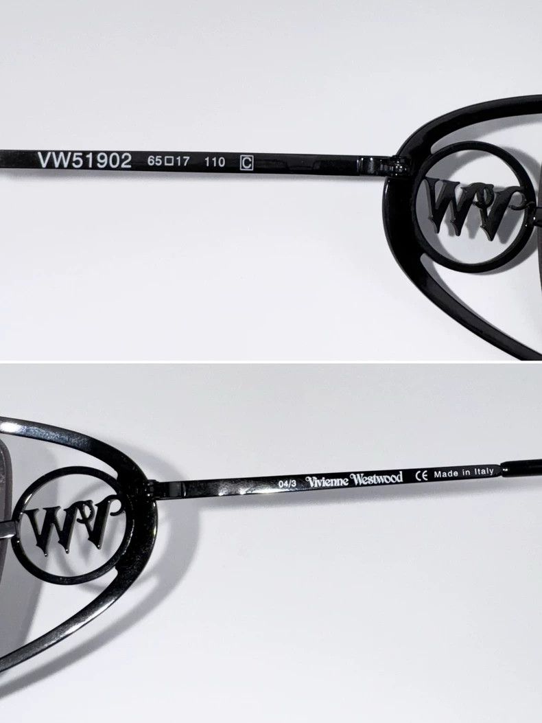 Vivienne Westwood Vivienne Westwood Punk niche openwork sunglasses Size ONE SIZE - 7 Thumbnail