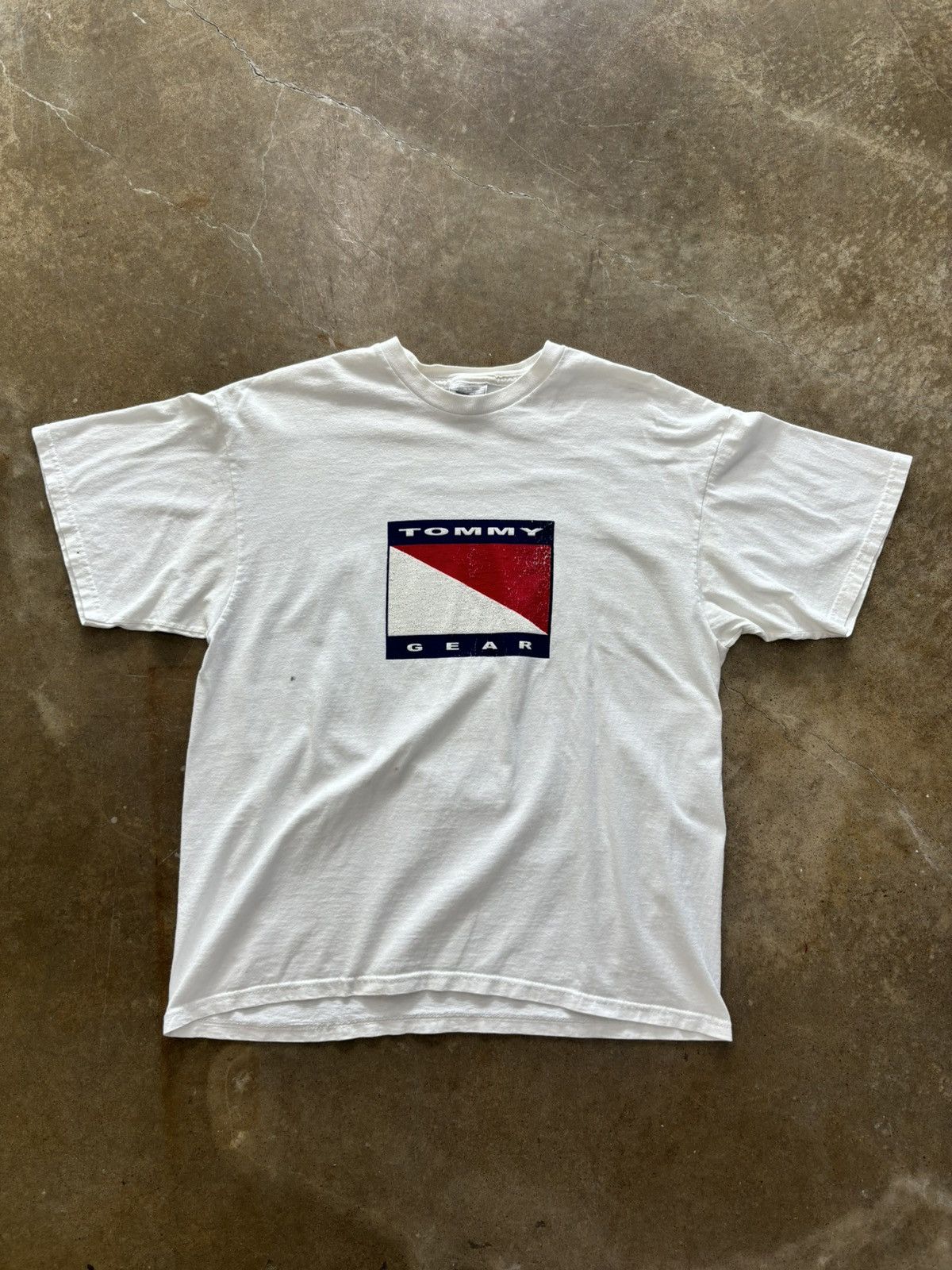 Tommy Hilfiger × Vintage Vintage Tommy Hilfiger Tommy Gear 90s Boot Tee Large Size US L / EU 52-54 / 3 - 2 Thumbnail