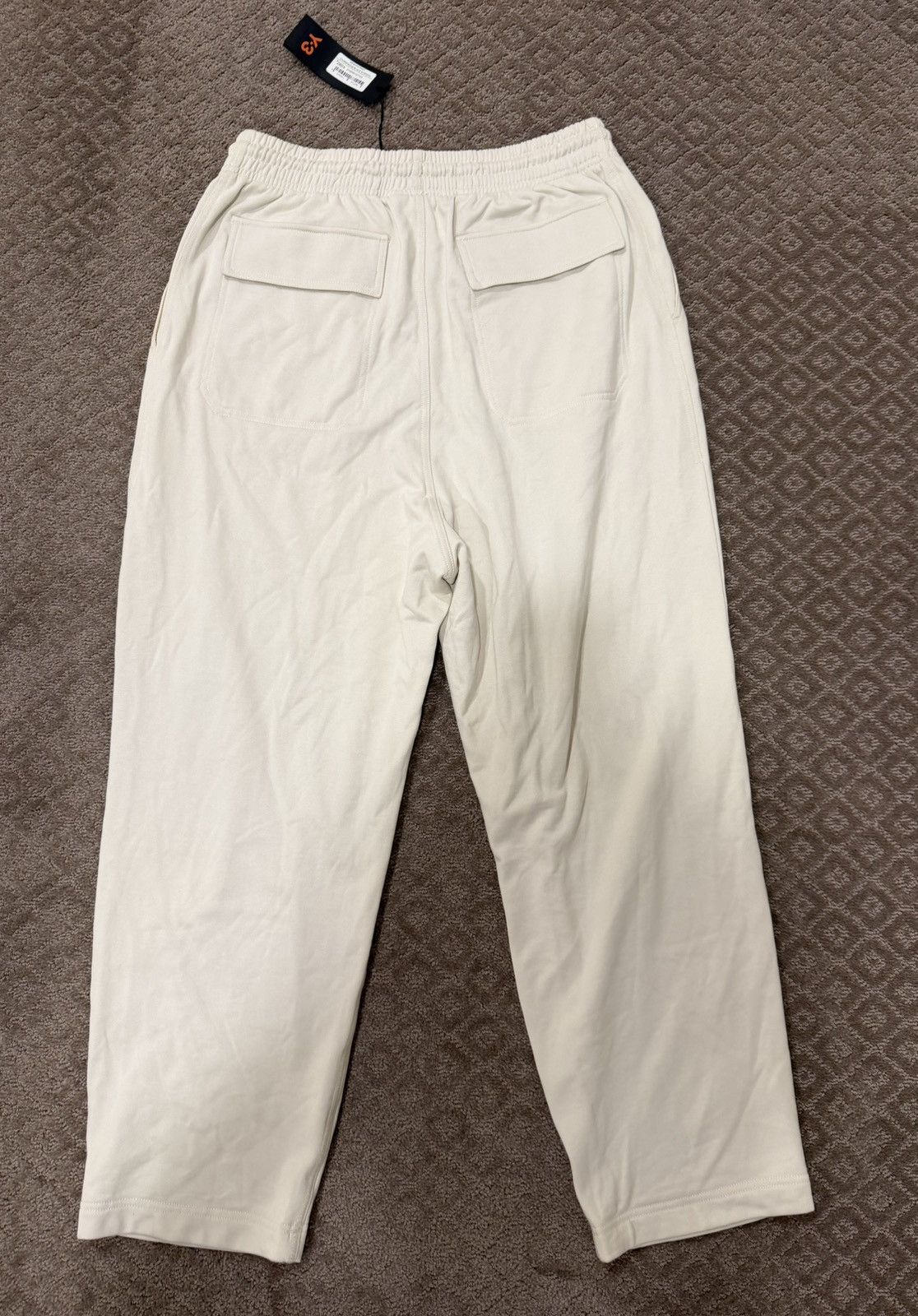 Y-3 Y-3 Beige Sashiko Pants Size US 33 - 4 Thumbnail