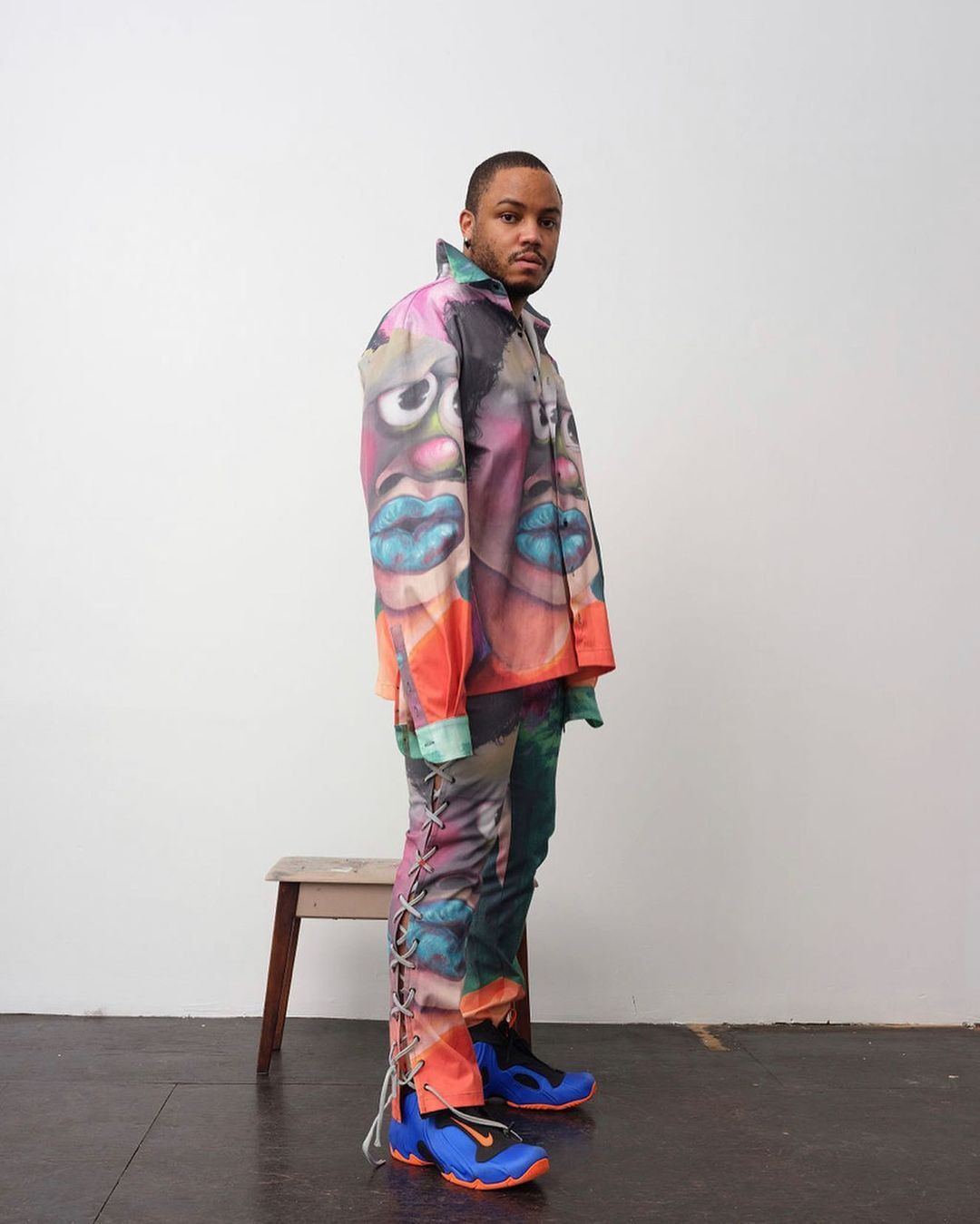 Ottolinger X CHEYENNE JULIEN SUMMER CAMP COTTON-DRILL OVERSIZED SHIRT Size US S / EU 44-46 / 1 - 6 Thumbnail