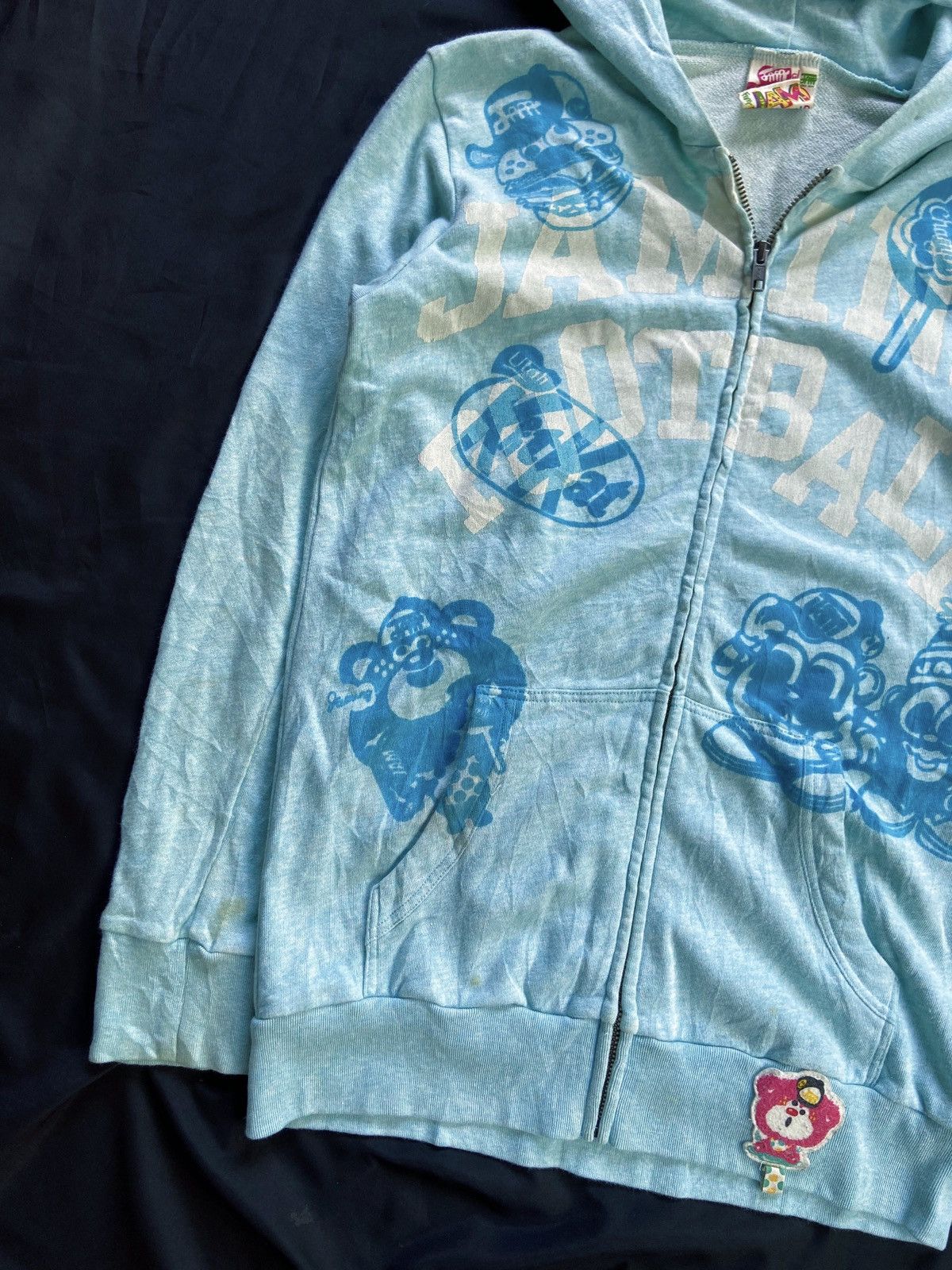 20471120 JAMMING FOOTBALL PAINTING 387 ZIP HOODIE Size US S / EU 44-46 / 1 - 4 Thumbnail