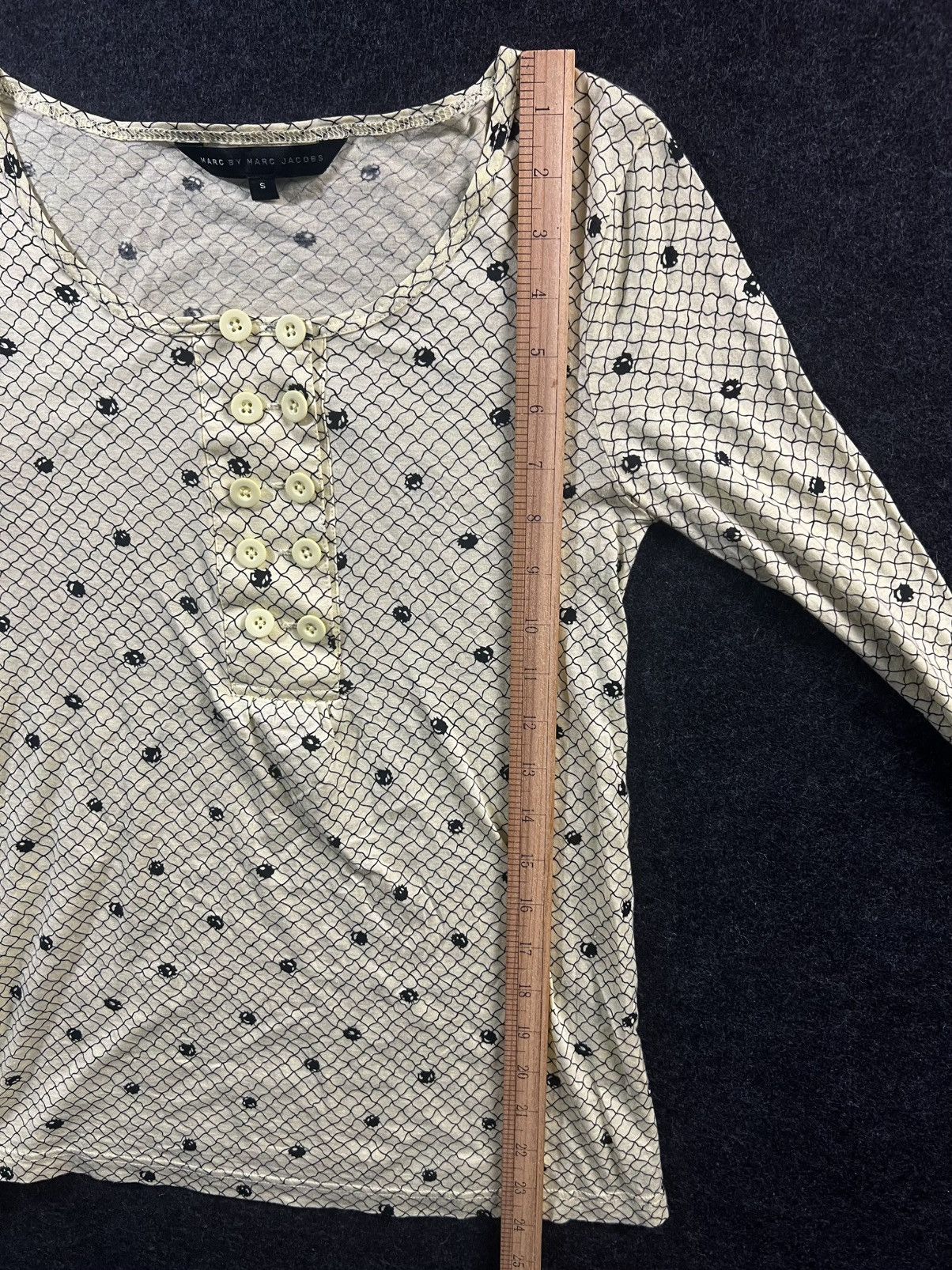 Marc Jacobs Marc Jacobs Light Blouse Patterned With Buttons Rare Size S / US 4 / IT 40 - 6 Thumbnail