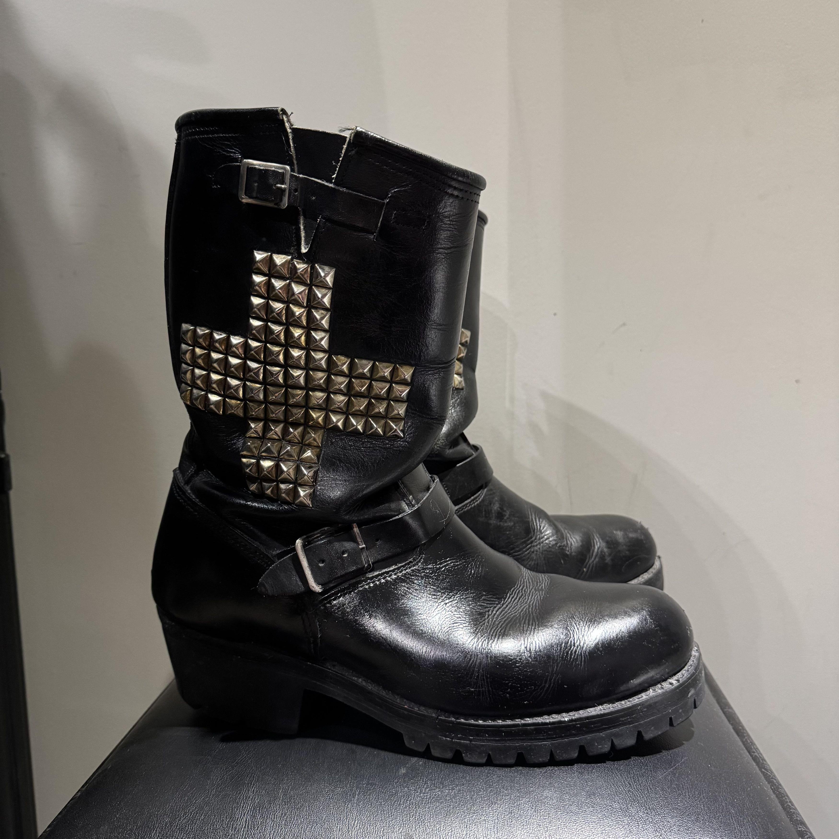 Other Vintage French motorcycle boots Size US 11.5 / EU 44-45 - 3 Thumbnail
