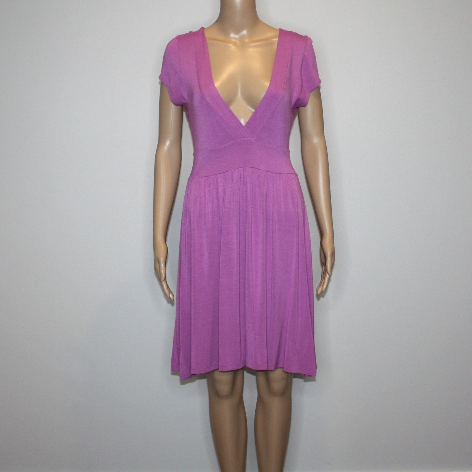 Other Talula by Aritzia Plunging V-neck Dress in Purple size L Size L / US 10 / IT 46 - 1 Thumbnail