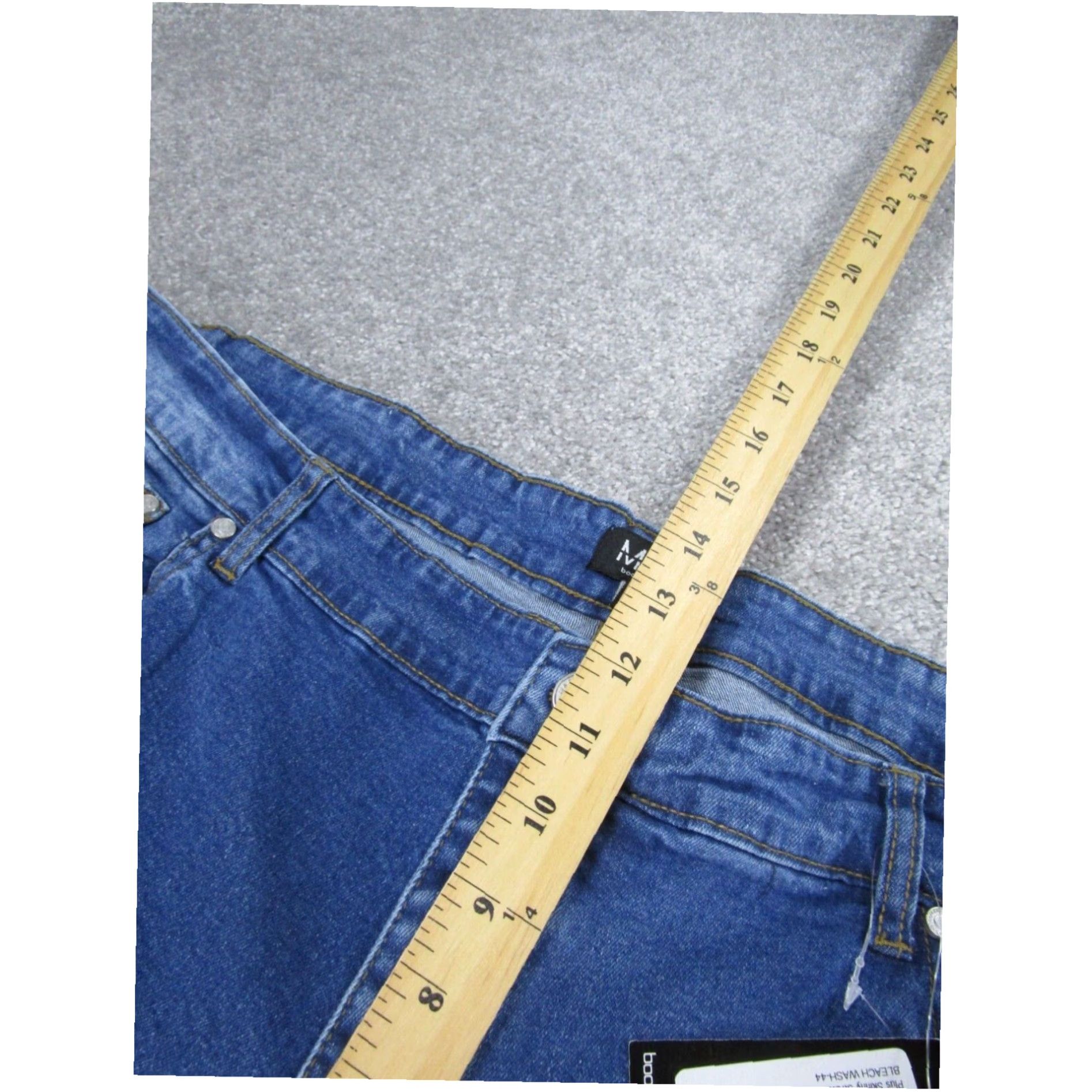Vintage Boohoo Man Mens Skinny Jeans XL Extra Large Plus Size Rip Medium Wash Denim Size US 44 / EU 60 - 6 Thumbnail
