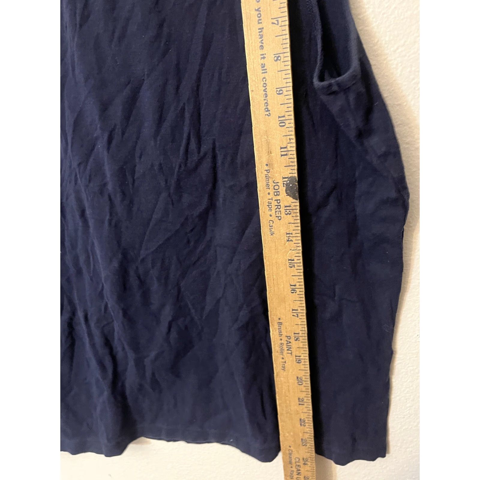 Ralph Lauren VINTAGE Ralph Lauren Tank Shirt Women 2X Navy Blue Sleeveless V-Neck Plus Size Size XXL / US 16-18 / IT 52-54 - 6 Thumbnail