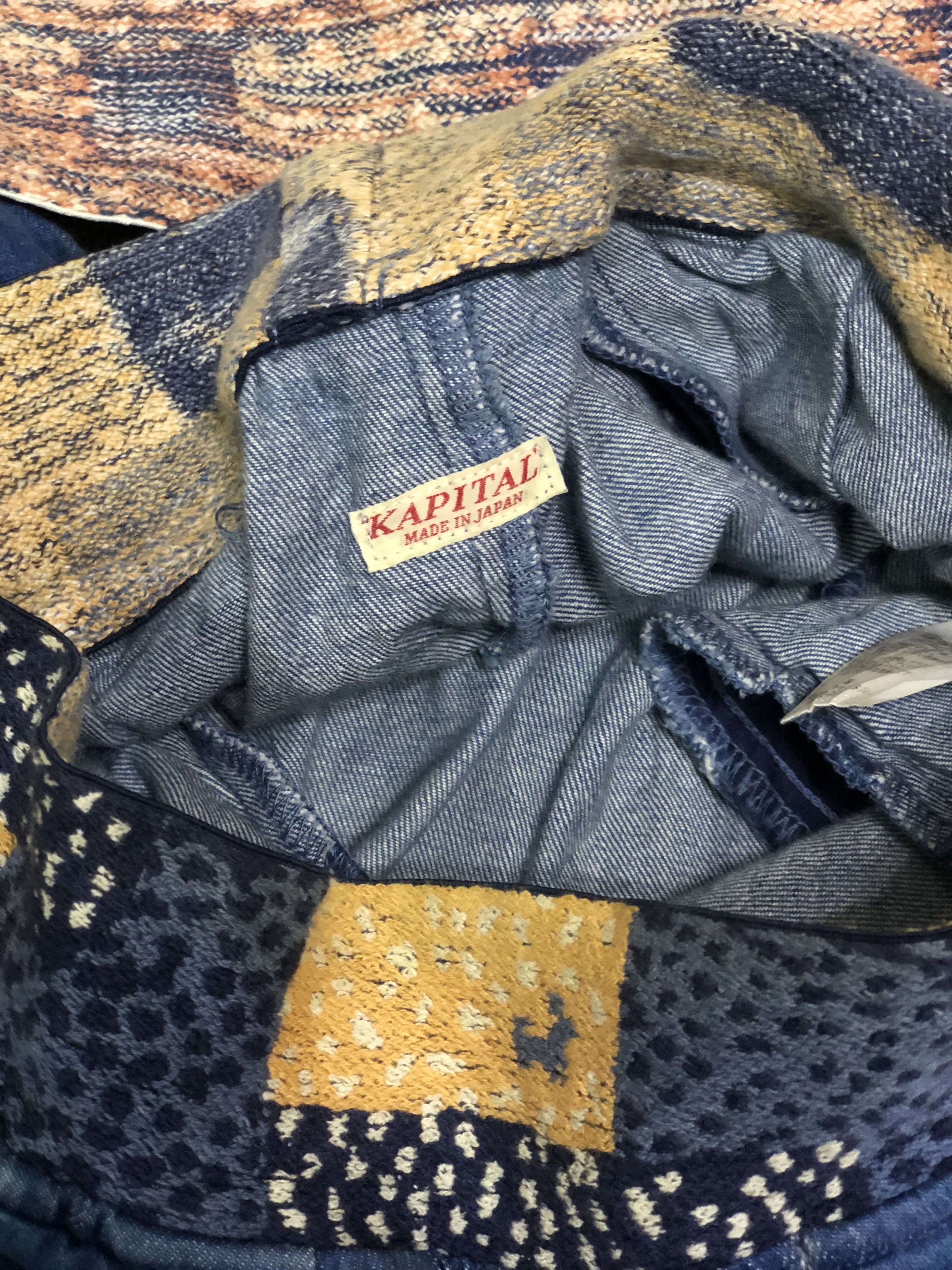 Kapital Kapital blue denim trousers with light blue sidebend Size US 30 / EU 46 - 15 Thumbnail