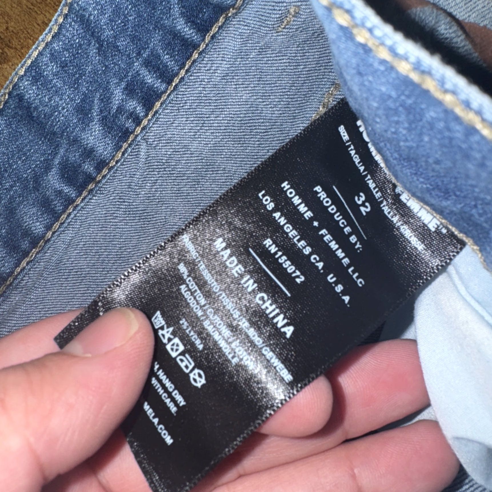 Vintage VINTAGE Homme + Femme Light Blue Skinny Jeans 30x32 Denim Men Slim Regular 30 32 Blue Jeans Fashion Streetwear Size US 30 / EU 46 - 4 Thumbnail