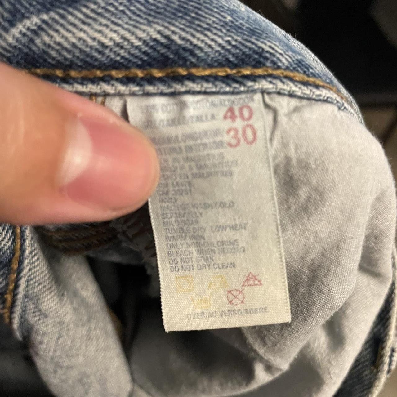 Tommy Hilfiger × Vintage Vintage Y2K Blue Tommy Hilfiger Baggy Wide Carpenter Jeans Size US 40 / EU 56 - 5 Thumbnail