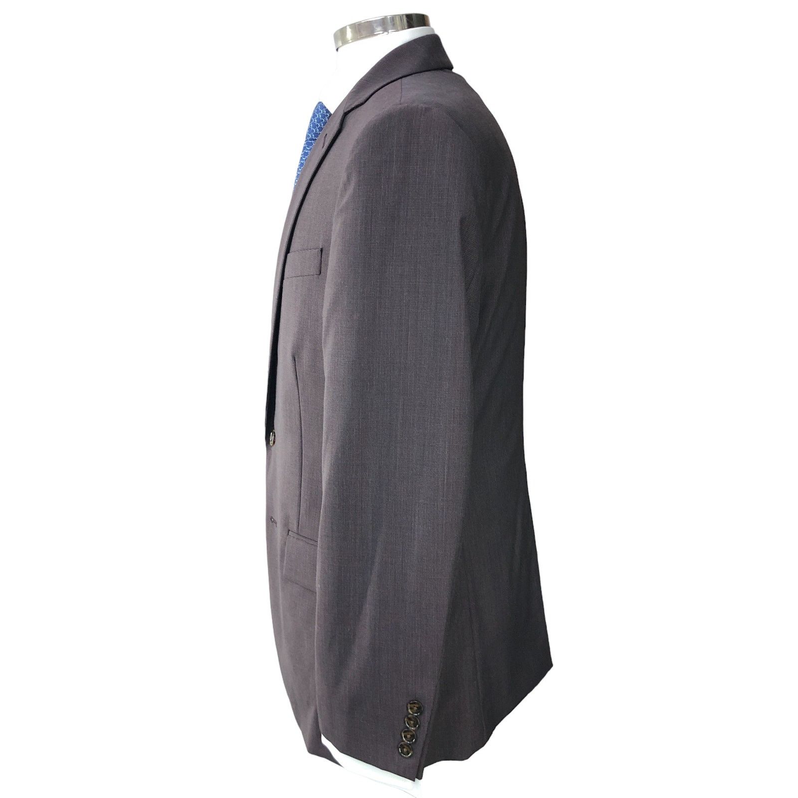 J.Crew J Crew Factory Mens Size 40R Thompson Sport Coat Wool Brown Size 40R - 6 Thumbnail