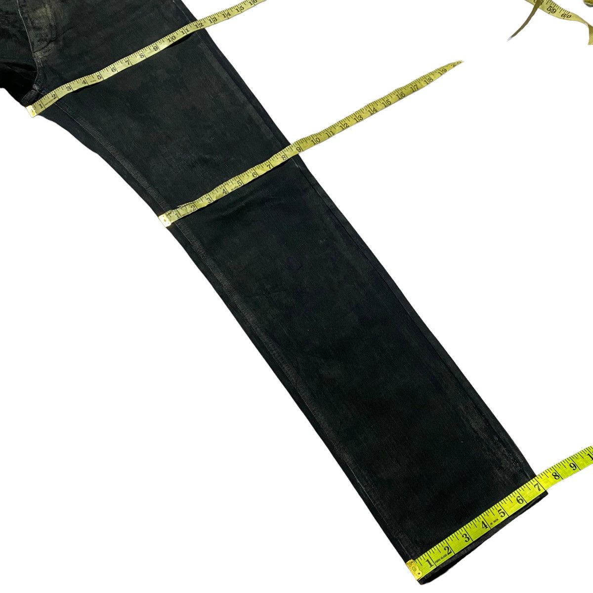 John Galliano John Galliano Black Dust Waxed Denim Jeans Size US 30 / EU 46 - 24 Thumbnail
