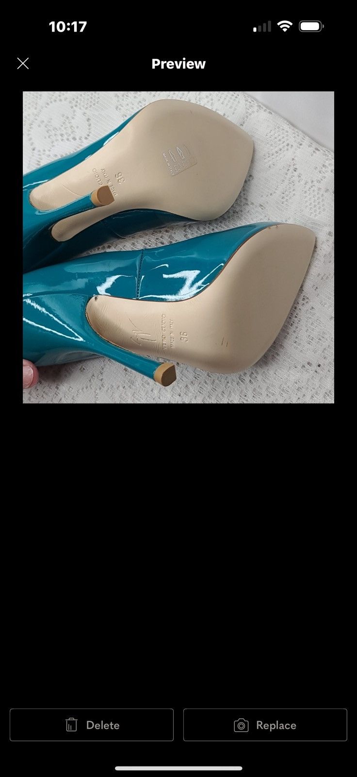 Giuseppe Zanotti Giuseppe Zanotti green point toe leather stiletto heels sz 6 Size US 6 / IT 36 - 9 Thumbnail