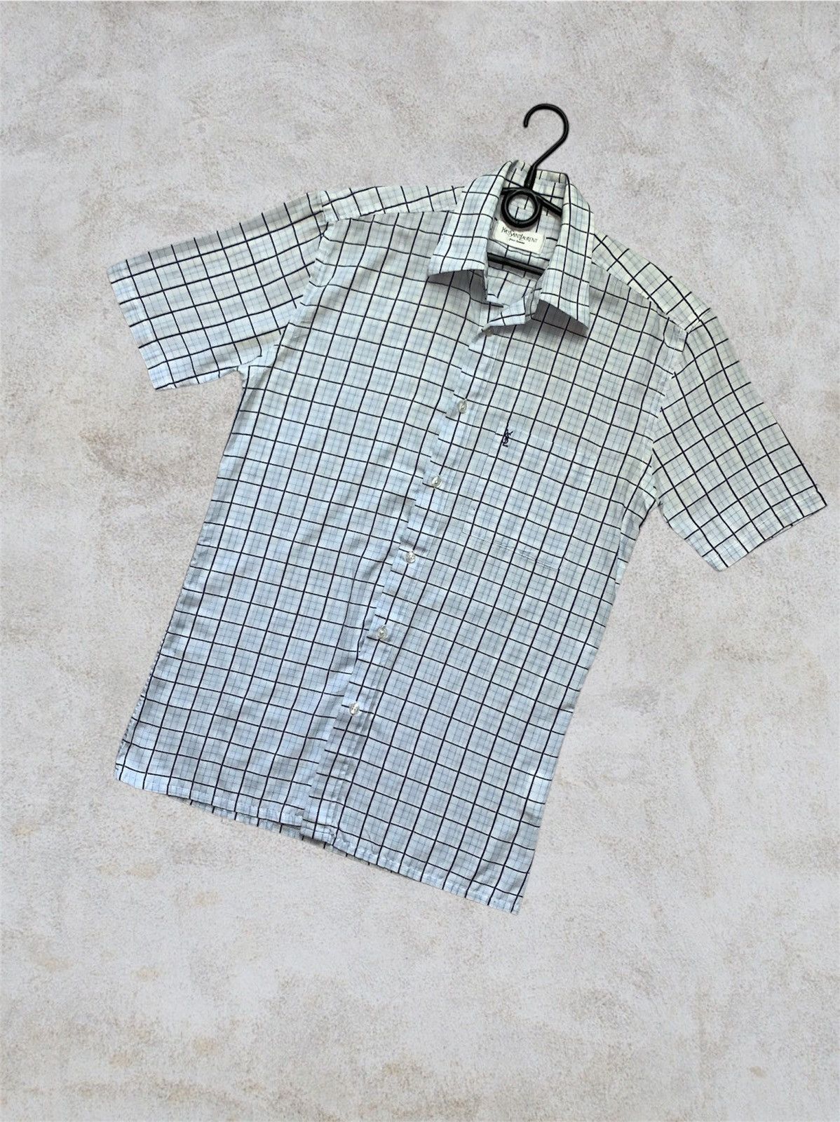 Yves Saint Laurent Yves saint laurent vintage Shirt ysl plaid size S Size US S / EU 44-46 / 1 - 1 Thumbnail