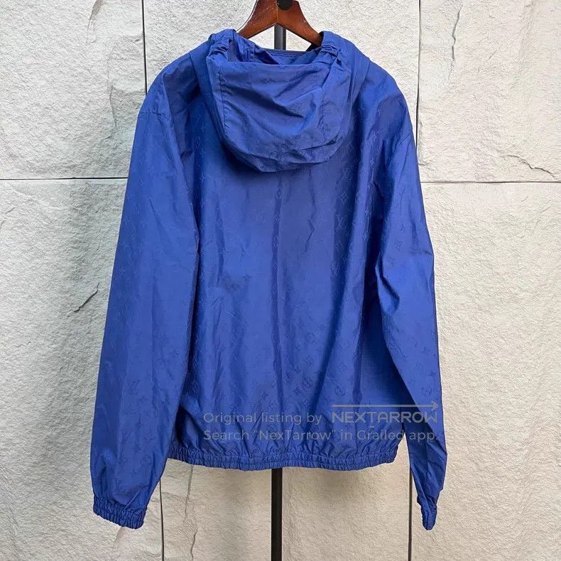 Louis Vuitton Louis Vuitton Yayoi Kusama Blue Full Print Trooper Jacket Size US L / EU 52-54 / 3 - 2 Thumbnail