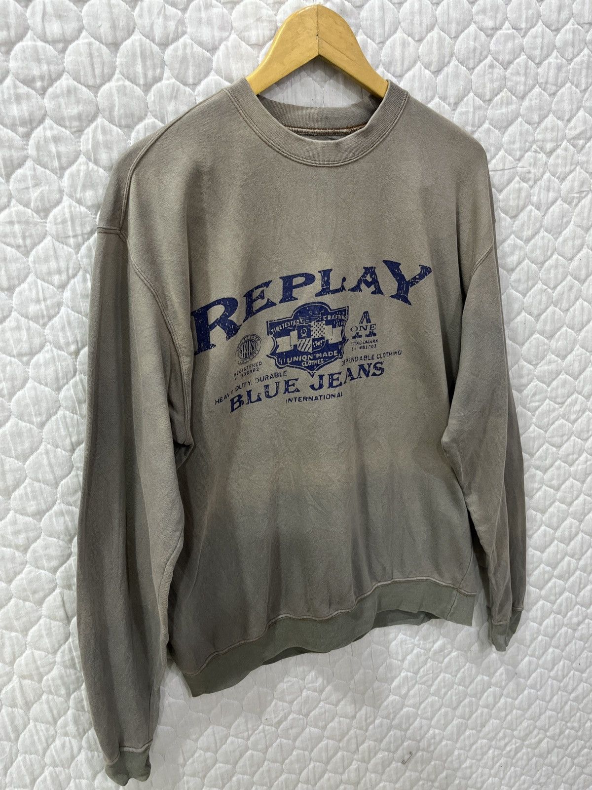 Replay 🔥🔥🔥RARE VTG REPLAY SUNFADED SWEATSHIRT Size US M / EU 48-50 / 2 - 3 Thumbnail