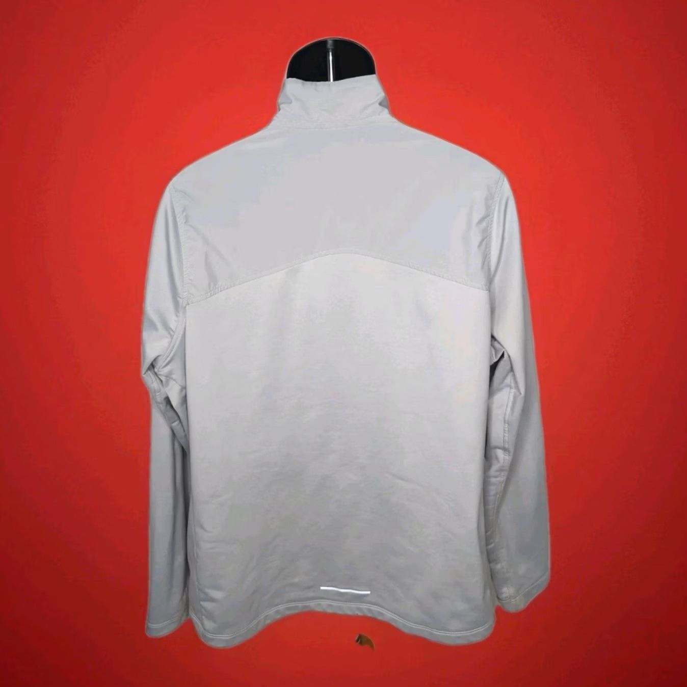 Nike Nike Thermosoft Essential Quilted Running Jacket Gray Mens XL X-Large Therma-Fit Size US XL / EU 56 / 4 - 6 Thumbnail