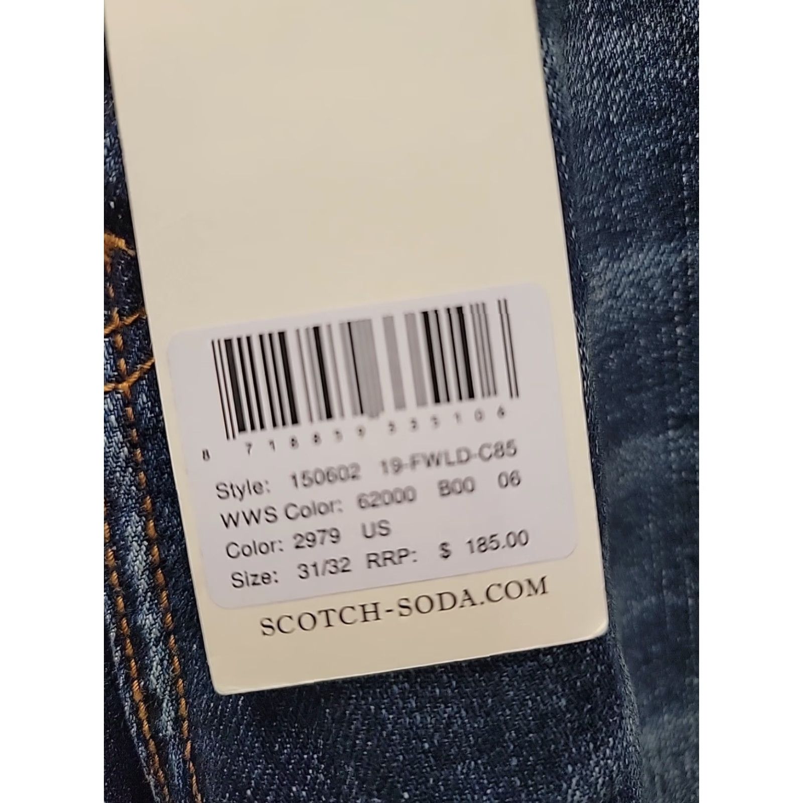 Scotch & Soda VINTAGE NWT Scotch & Soda Jeans Womens 31x32 Blue Bandit Slim Tapered Bandit Boyfriend Mens? Girls? Size 24" / US 00 / IT 34 - 3 Thumbnail