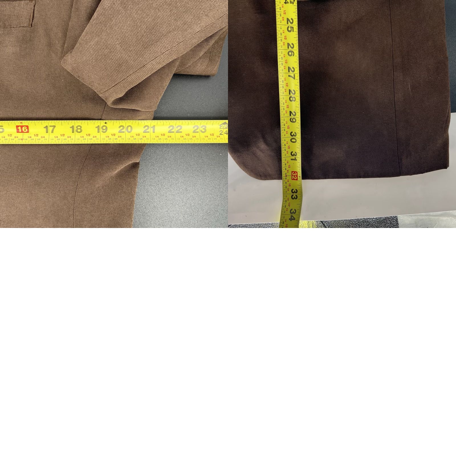 Ralph Lauren Lauren Ralph Lauren Blazer Sport Coat Men Brown 42L Faux Suede Long Solid Single-Breasted 2 Piece Mens Size 42R - 9 Thumbnail