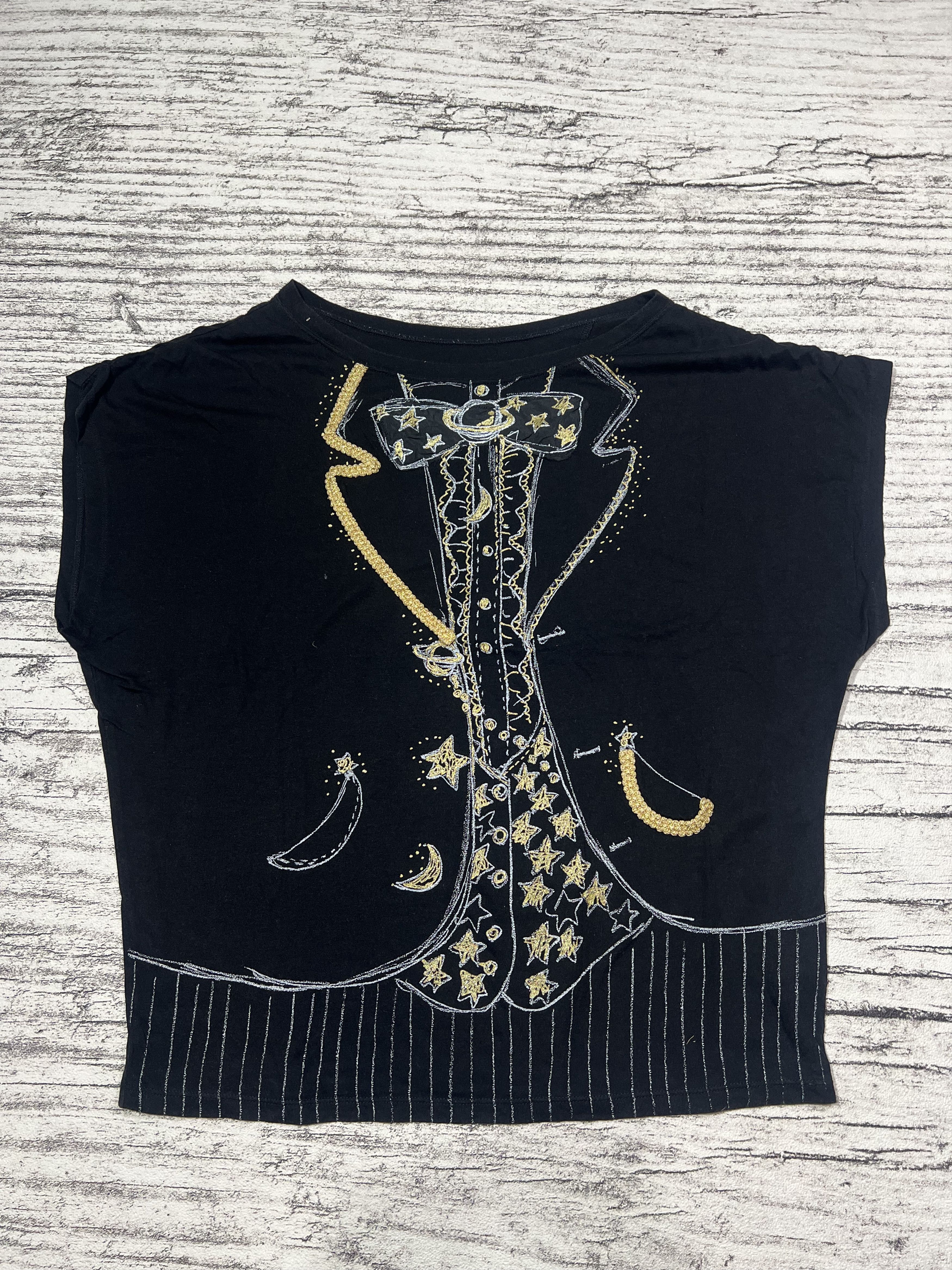 Issey Miyake 2000s Tsumori Chisato Japanese Embroidery Sleeveless Tee Size US L / EU 52-54 / 3 - 1 Thumbnail