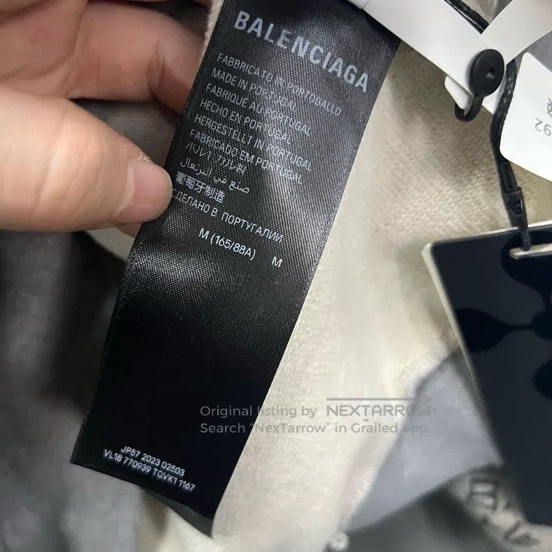 Balenciaga Balenciaga Mud-Dyed Distressed Graffiti Jacket Size US M / EU 48-50 / 2 - 4 Thumbnail