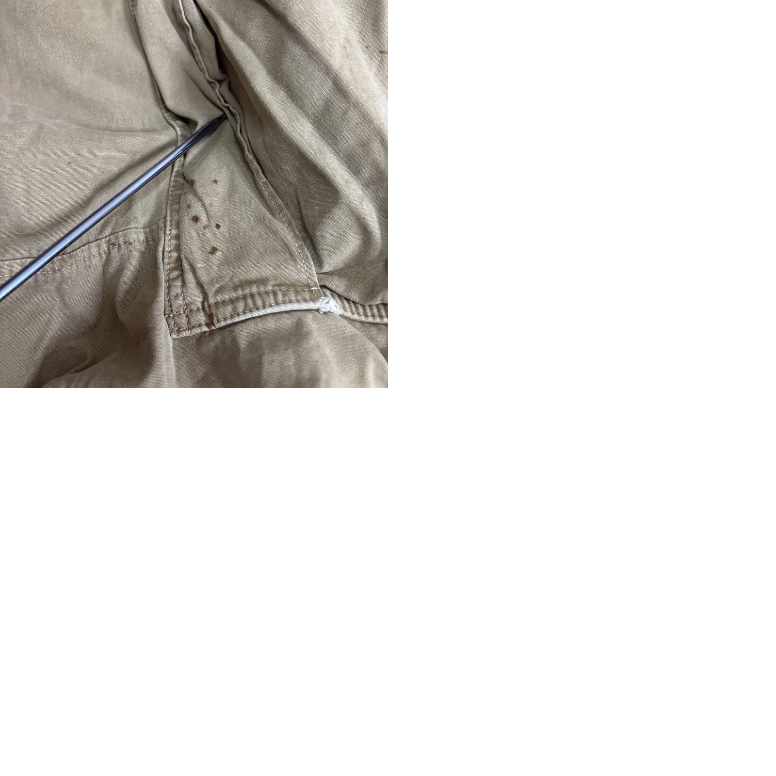 Abercrombie & Fitch VINTAGE Abercrombie & Fitch Cargo Pants Mens XL Baggy Beige VTG Y2K Paratrooper Military Cargo Straight Loose Size US 36 / EU 52 - 9 Thumbnail