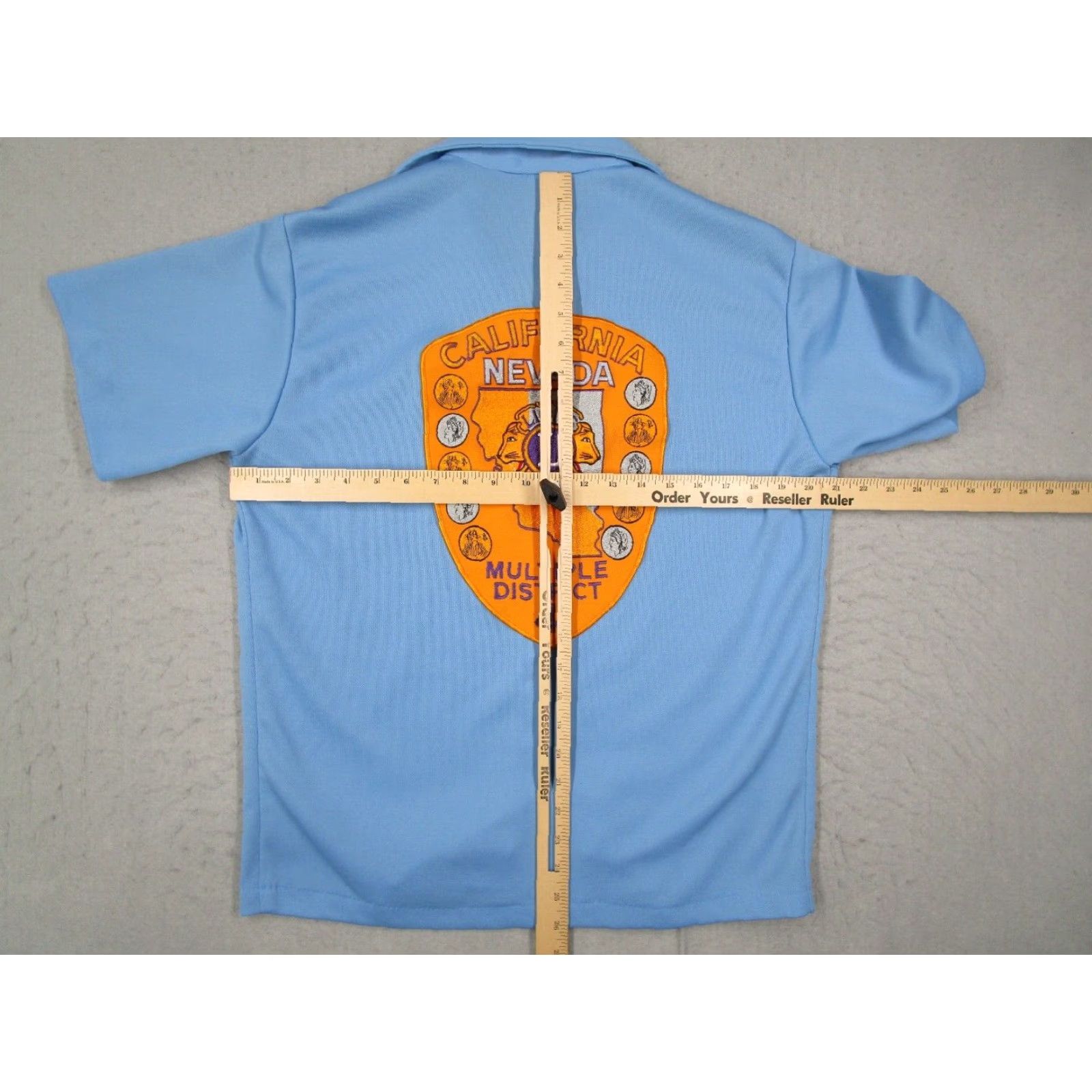 Vintage VINTAGE Mr. Morts Shirt Mens Medium Blue Button Up Bowling Lions 70s Made in USA Size US M / EU 48-50 / 2 - 7 Thumbnail