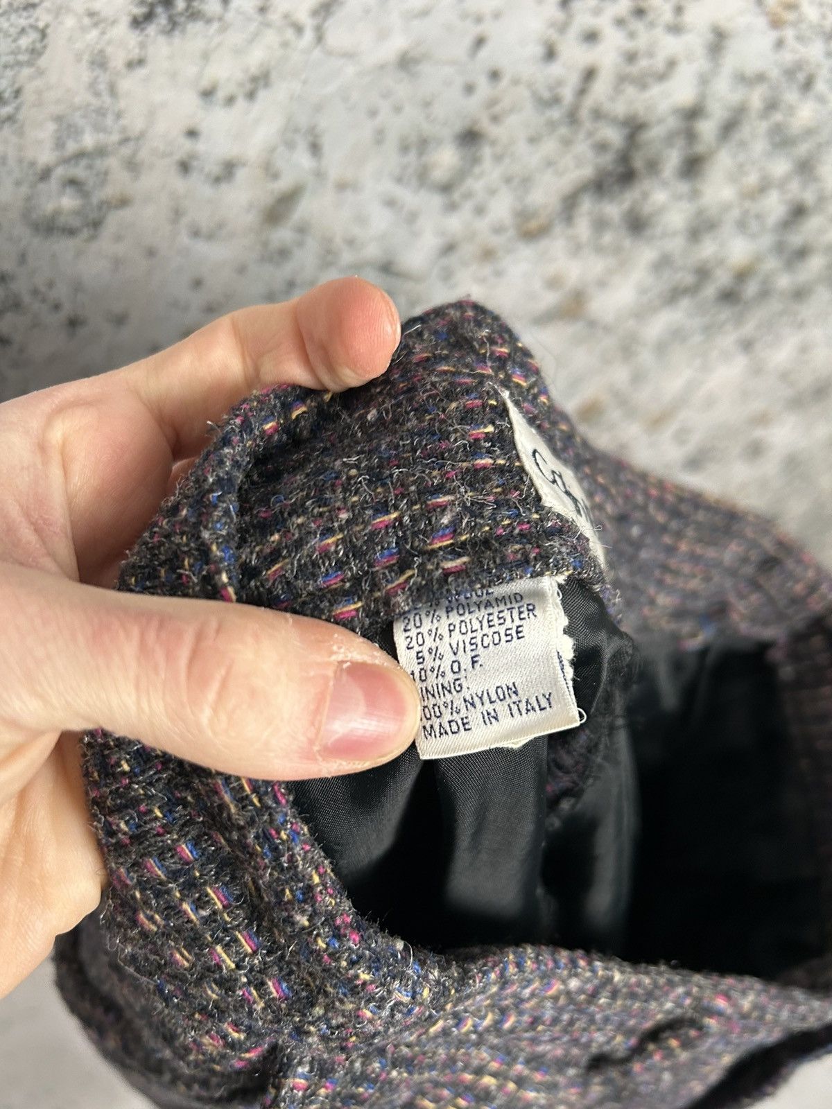 Calvin Klein × Vintage Vintage Calvin Klein 90s Avant Garde Alternative Wool Pants Size US 30 / EU 46 - 6 Thumbnail