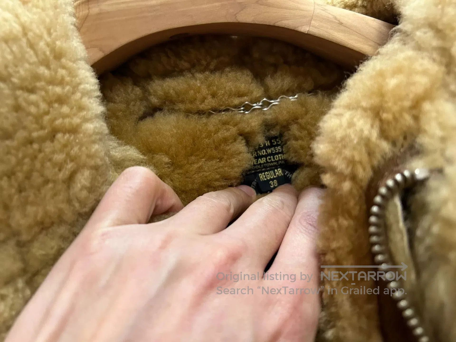 The Real McCoy's vintage real mccoy's shearling bomber jacket. Size US M / EU 48-50 / 2 - 6 Thumbnail