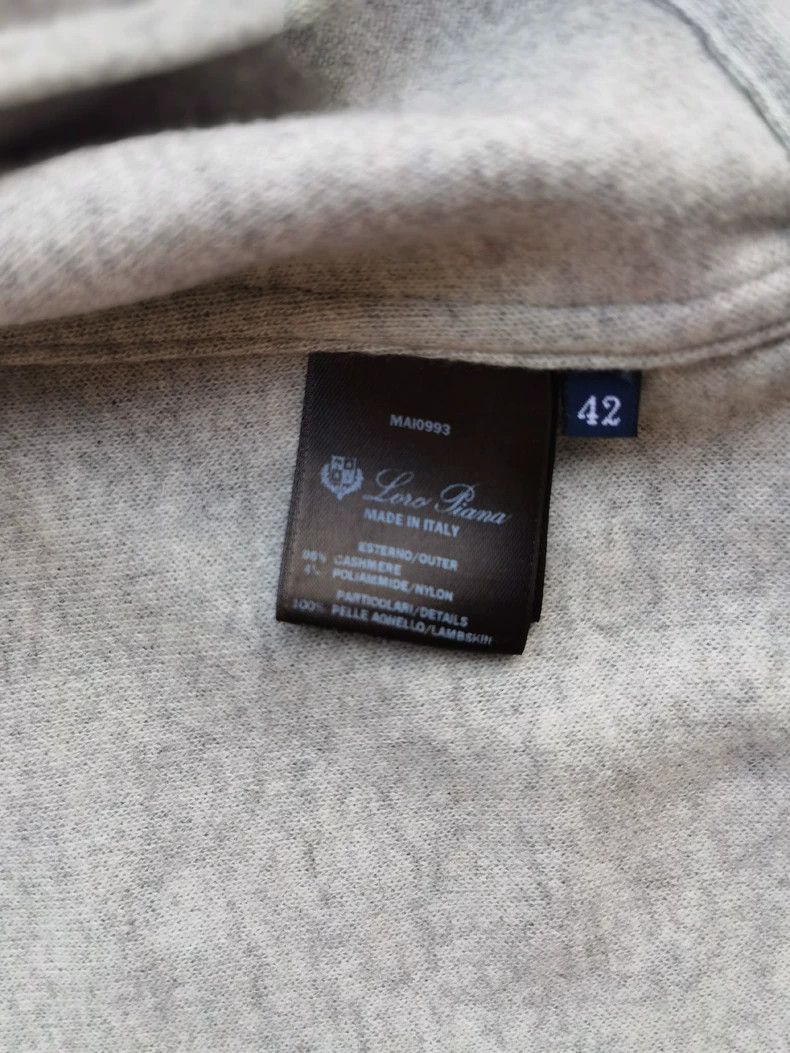Loro Piana LORO PIANA Women's grey cashmere version of Icery classic Size M / US 6-8 / IT 42-44 - 3 Thumbnail