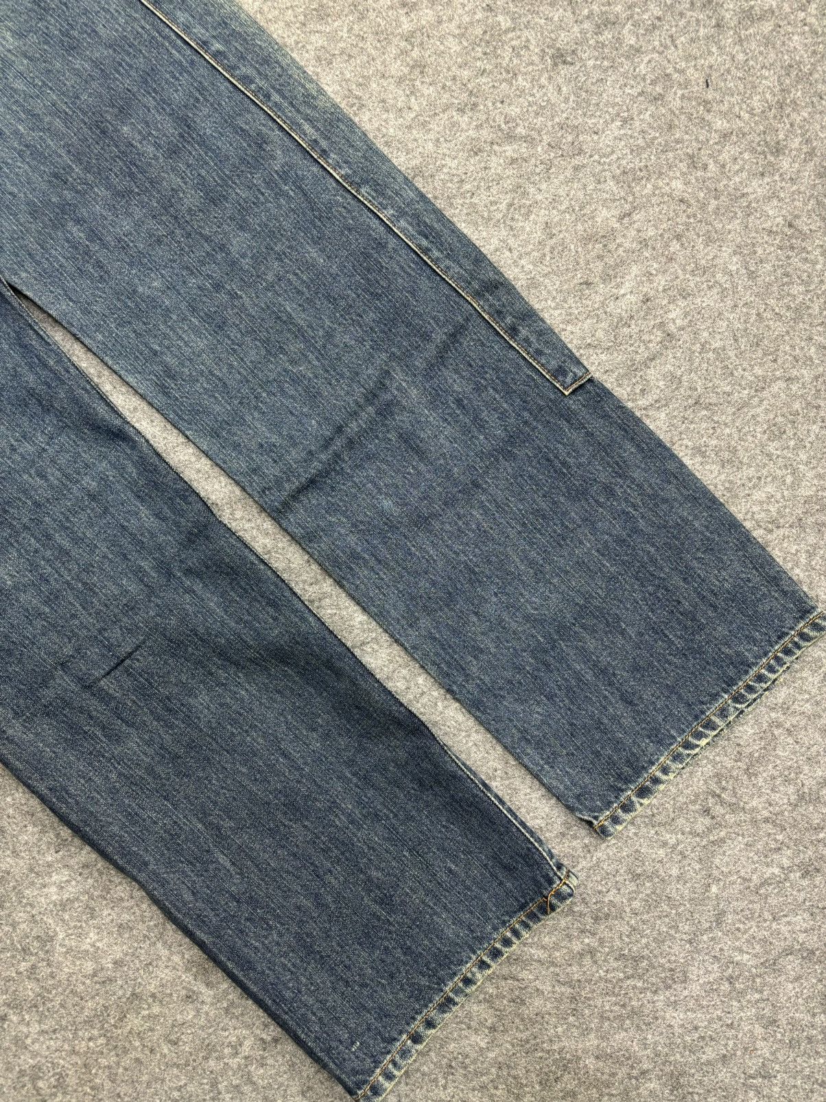 Designer 💥Denim Art💥Artisan MSG Sick Patchwork Stonewash Denim F553 Size US 31 - 22 Thumbnail
