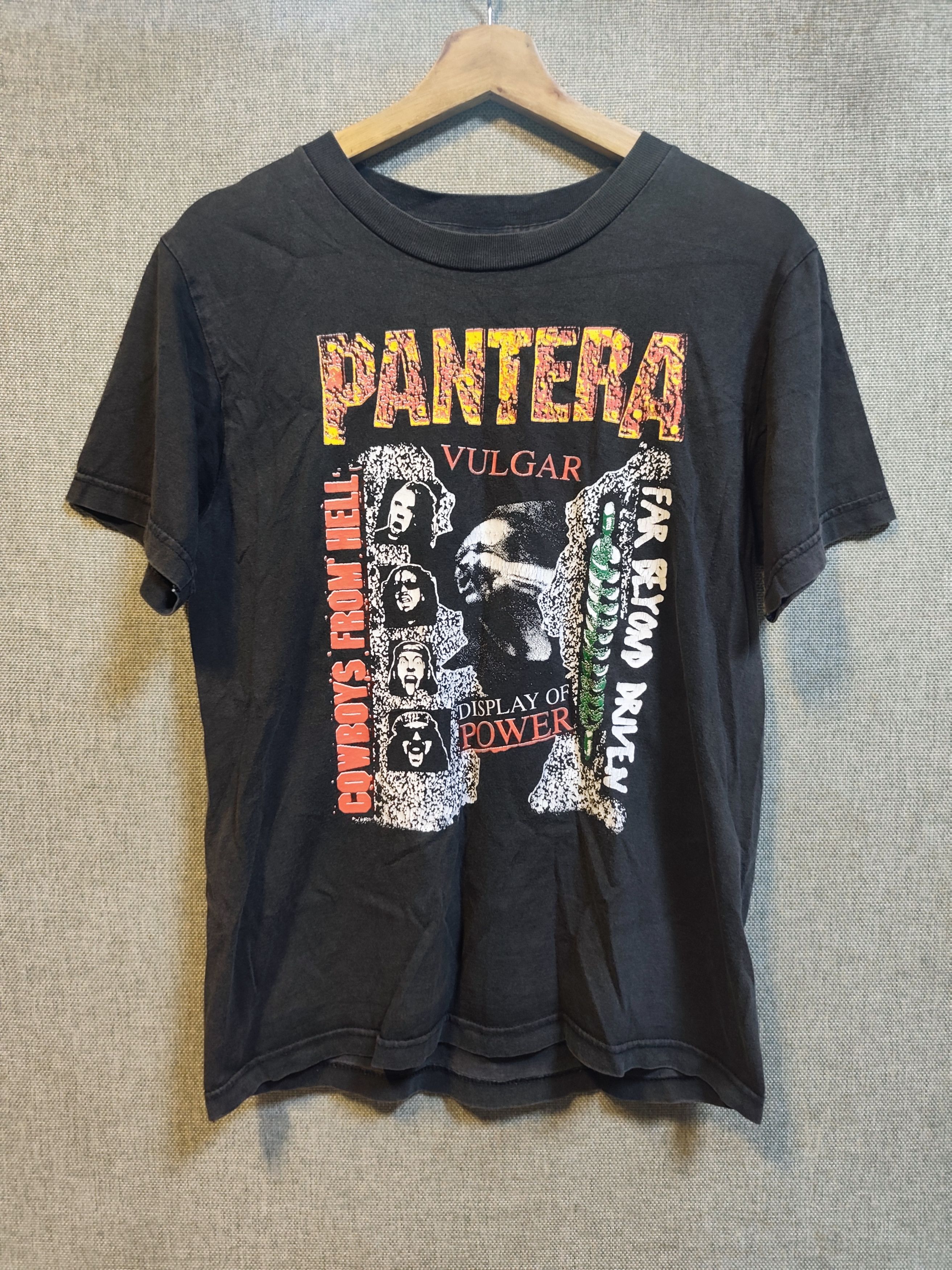 Band Tees Vintage Bootleg Band PANTERA Vulgar Display of Power Size US S / EU 44-46 / 1 - 1 Thumbnail