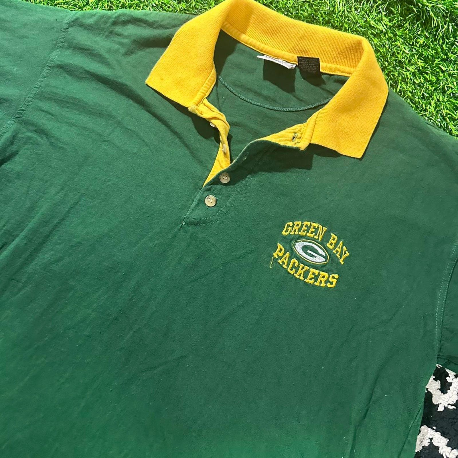 Other Vintage Green Bay Packers Polo Shirt - L Size US L / EU 52-54 / 3 - 2 Thumbnail