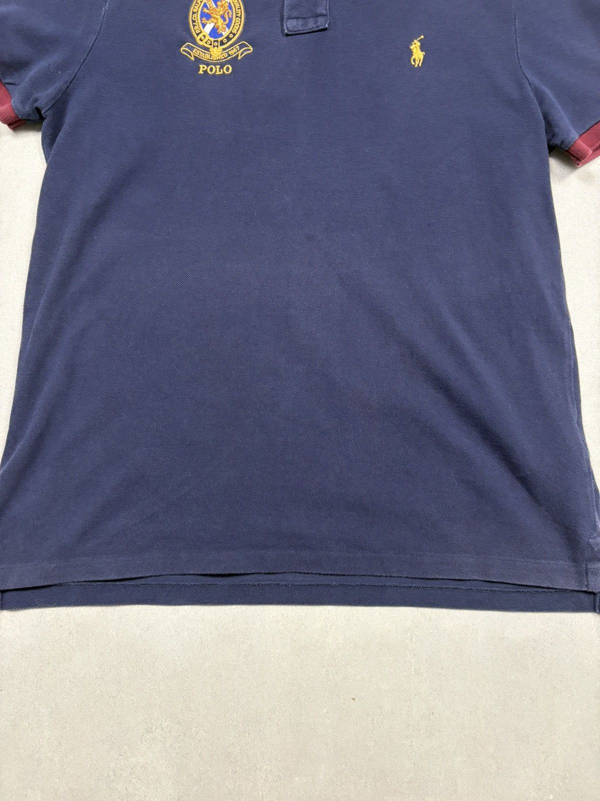 Polo Ralph Lauren Polo Ralph Lauren Crest Crown Logo Polo Shirt Custom Slim M Size US M / EU 48-50 / 2 - 4 Thumbnail
