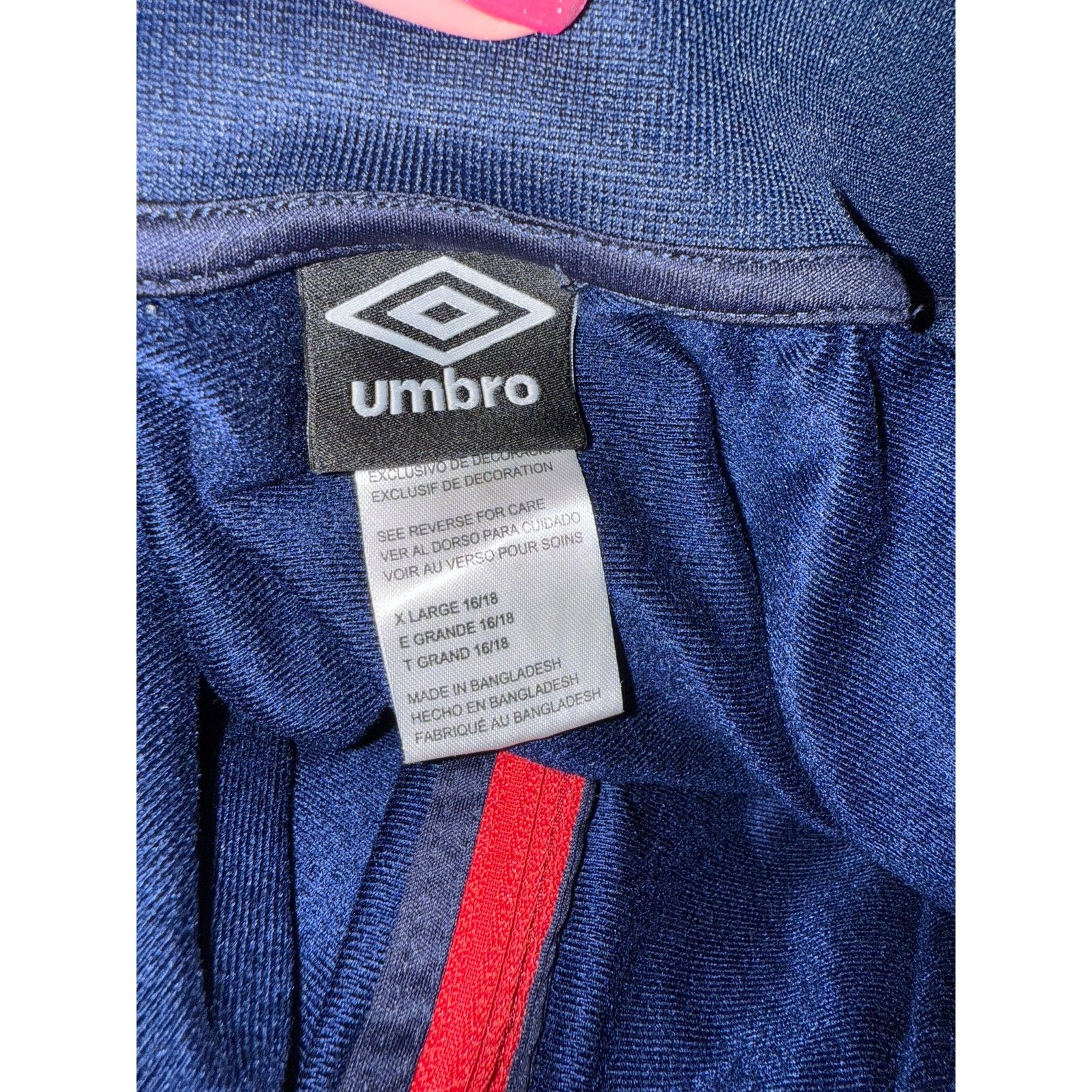 Umbro F22 Umbro Boys Track Jacket Size US XL / EU 56 / 4 - 3 Thumbnail