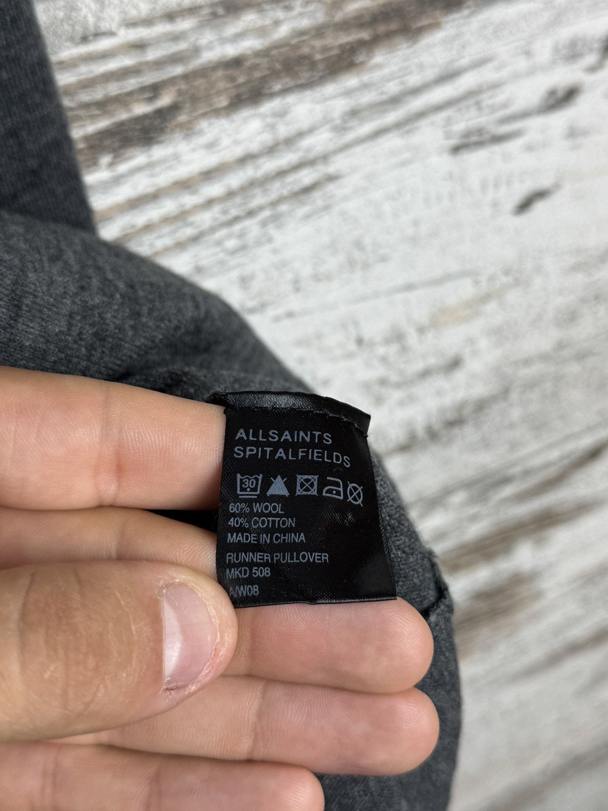 Allsaints Vintage AllSaints wool runner pullover sweater avant garde Size US XL / EU 56 / 4 - 10 Thumbnail