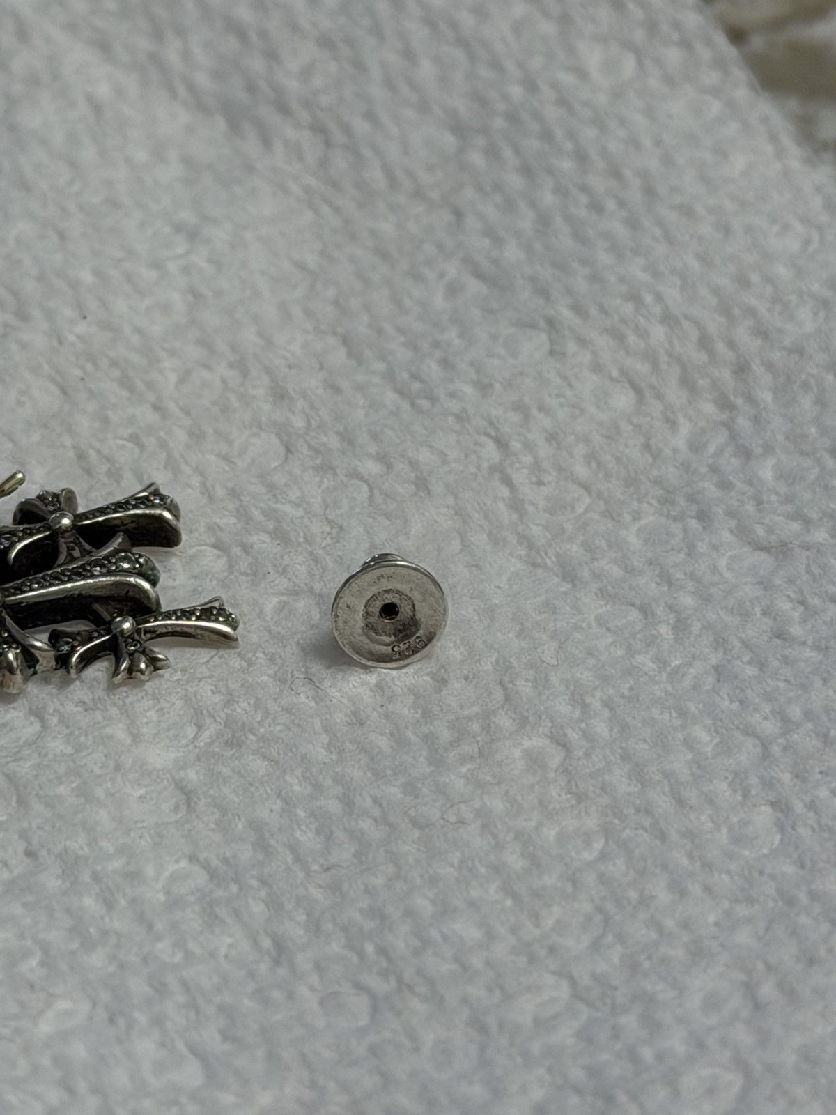 Chrome Hearts Chrome Hearts VVS Diamonds Triple Cross Earring Size ONE SIZE - 18 Thumbnail