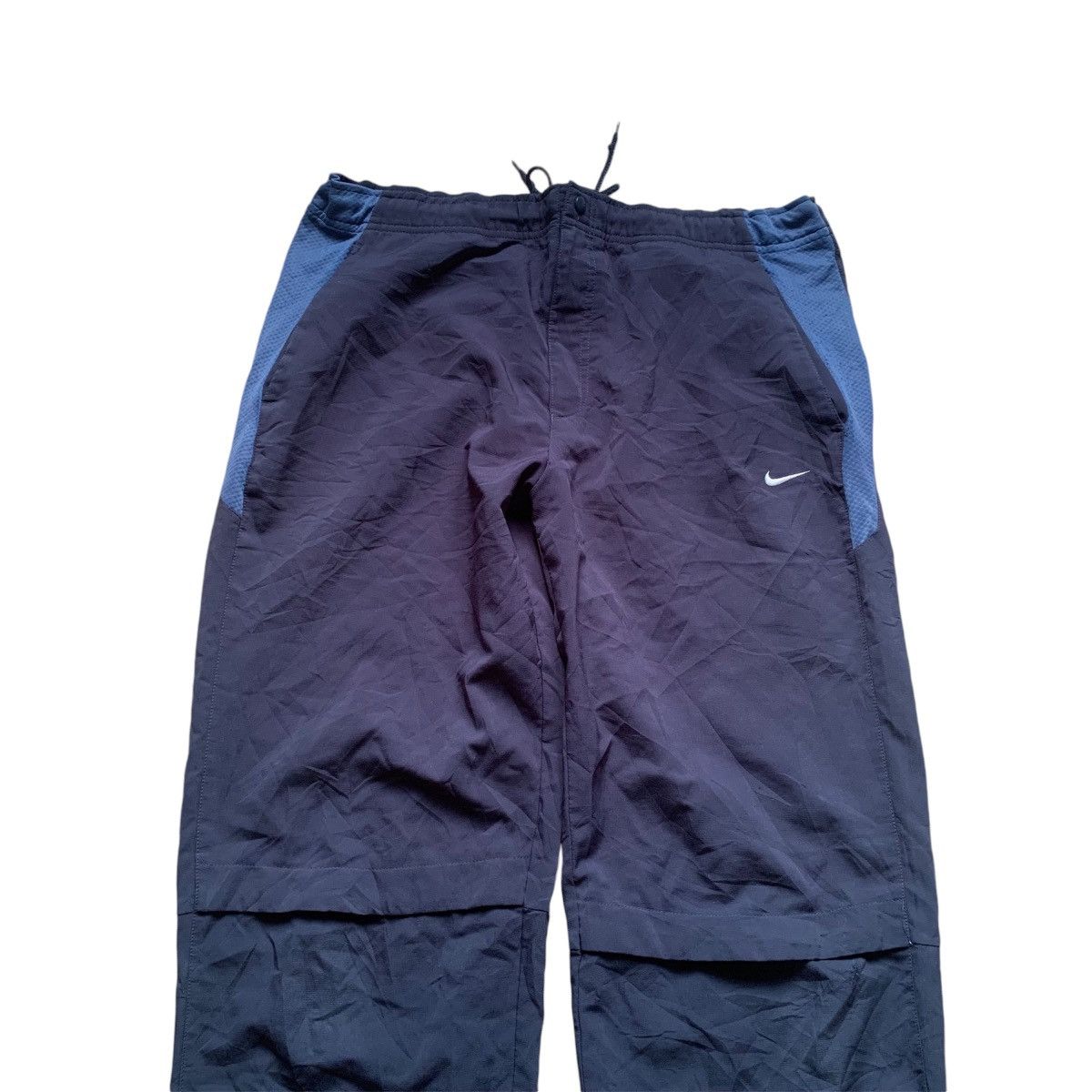 Nike × Vintage Vintage Nike Track Pants Nylon Drill Y2K style Size US 33 - 2 Thumbnail