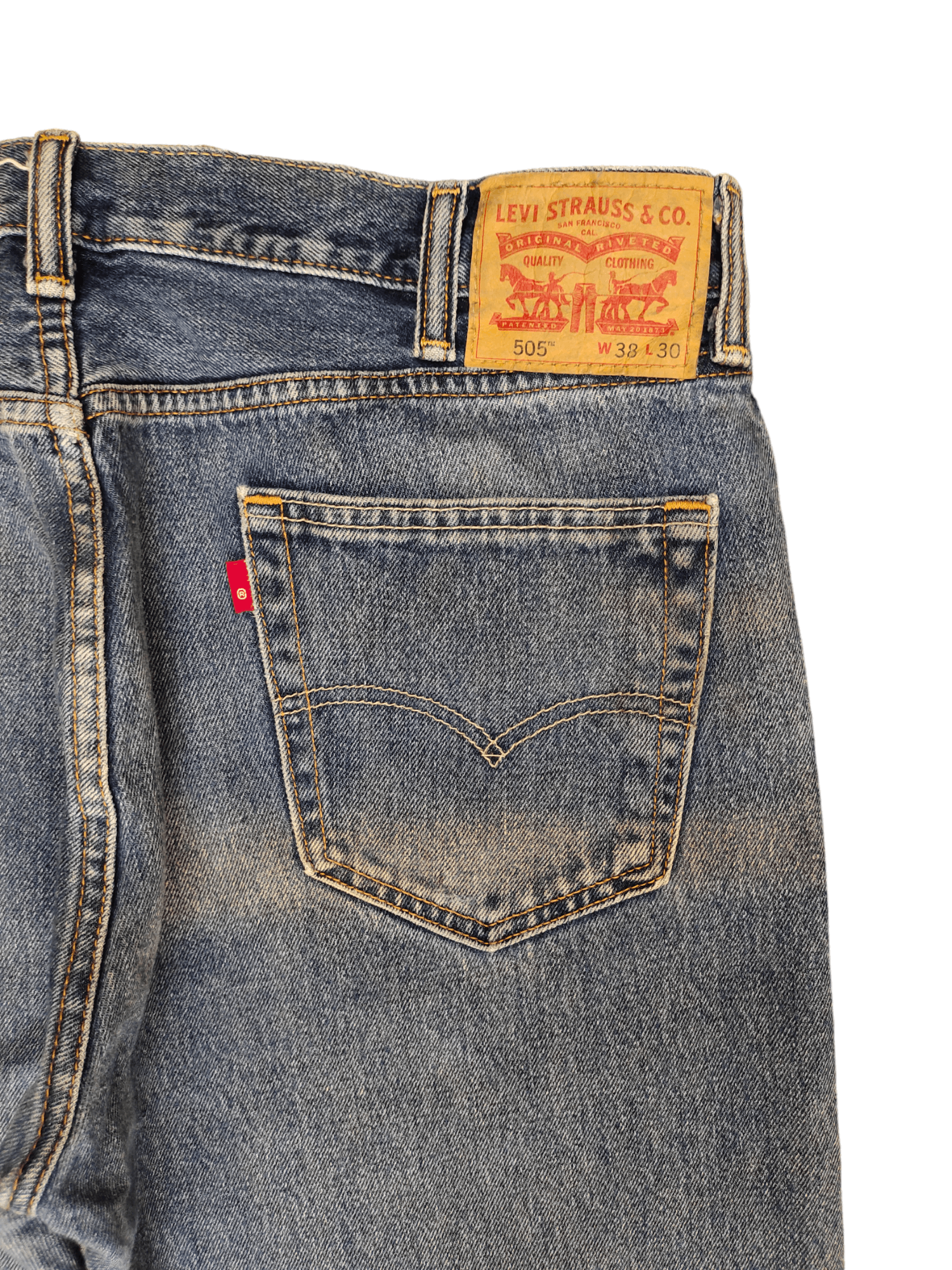 Levi's Vintage Clothing Size 38x29 Vintage Levis 505 Denim Jeans Distressed Size US 38 / EU 54 - 11 Thumbnail