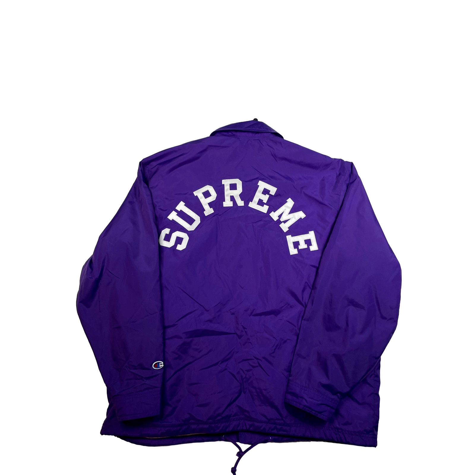 Supreme Supreme Arc Logo Windbreaker Purple Jacket Size US XL / EU 56 / 4 - 2 Thumbnail