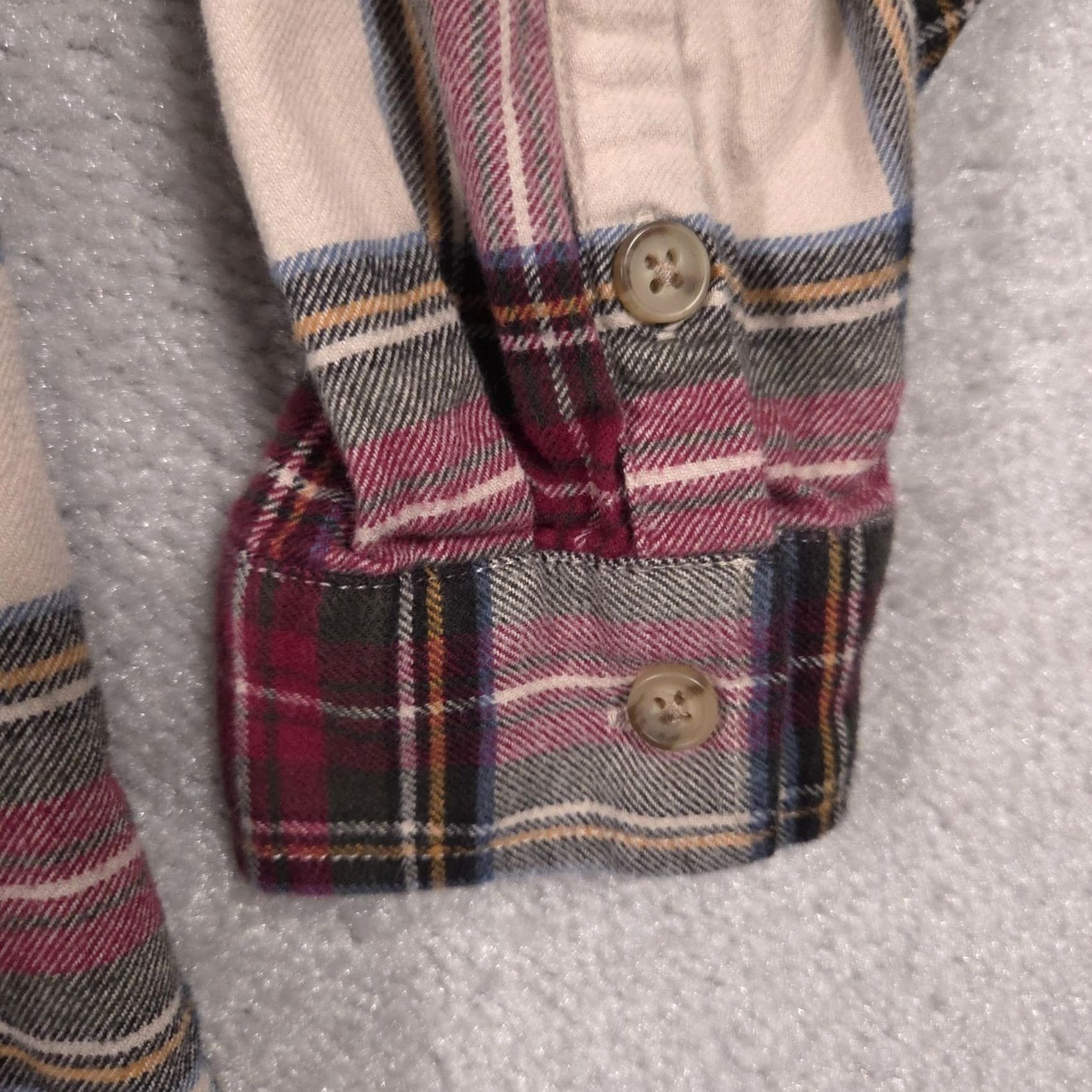 Madewell Madewell Shirt Womens Medium Red Plaid Flannel Button Front Long Sleeve Top Size M / US 6-8 / IT 42-44 - 5 Thumbnail