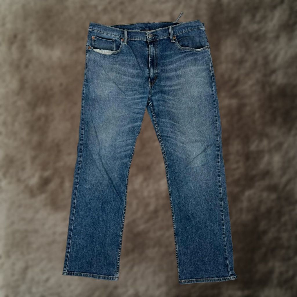 Levi's Levis 559 Jeans Mens 40x32 Blue Denim Relaxed Straight Leg Distressed Worn Vintage No? Size US 40 / EU 56 - 1 Thumbnail