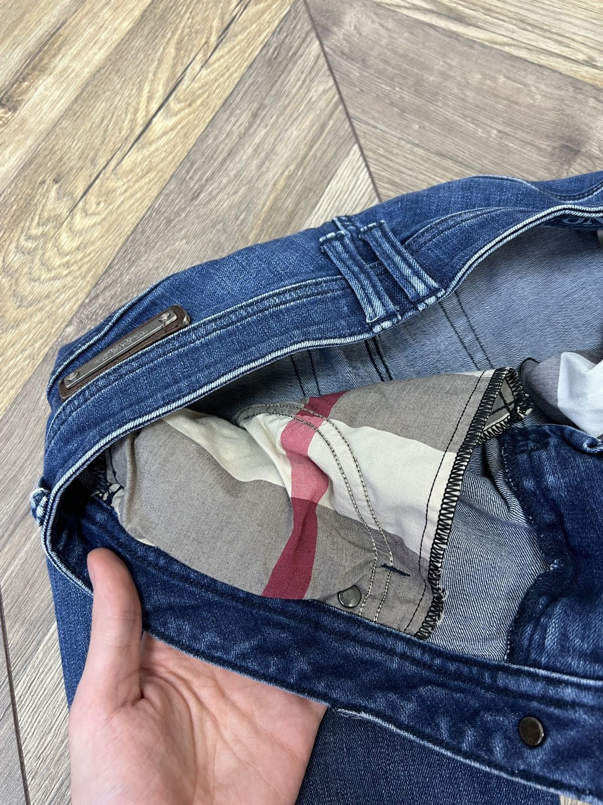 Burberry × Designer × Vintage Vintage Burberry Brit Women’s denim skinny jeans Size 31" - 13 Thumbnail