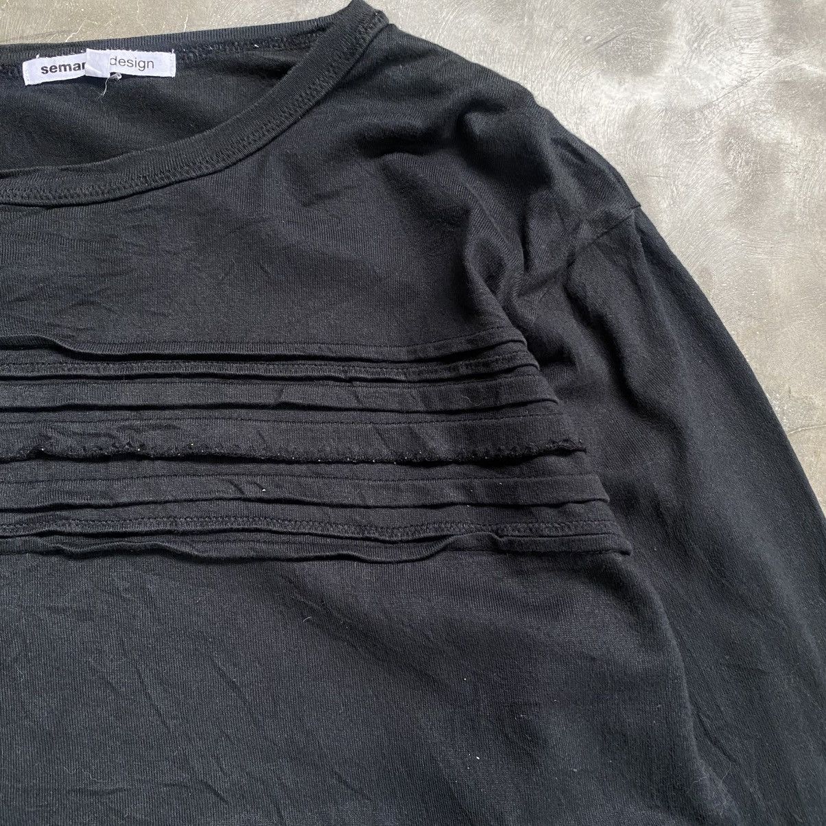 Japanese Brand 2000s Semantic Design Vkei Style Texture Ls T-Shirt Size US M / EU 48-50 / 2 - 4 Thumbnail