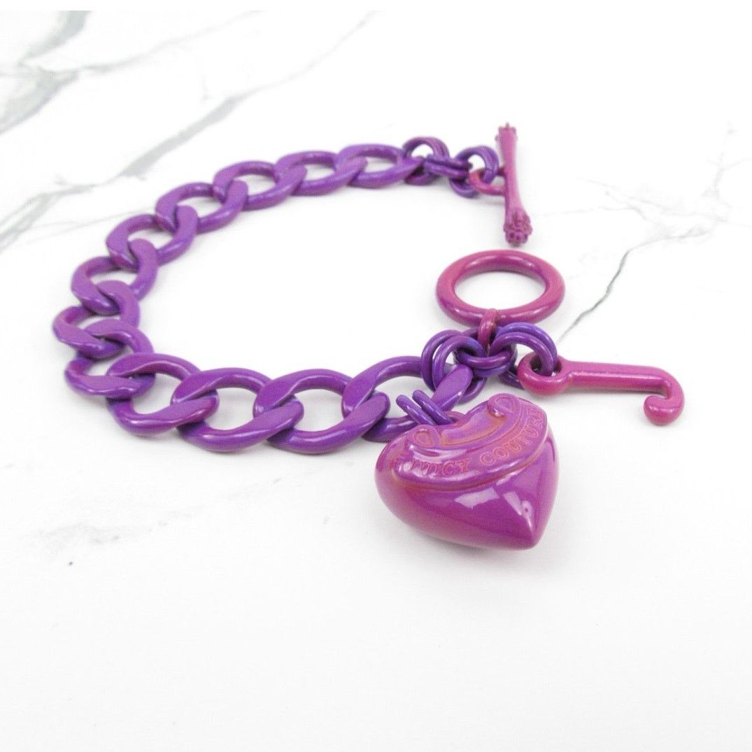 Juicy Couture Rare Juicy Couture Purple Heart Bracelet Size ONE SIZE - 1 Thumbnail